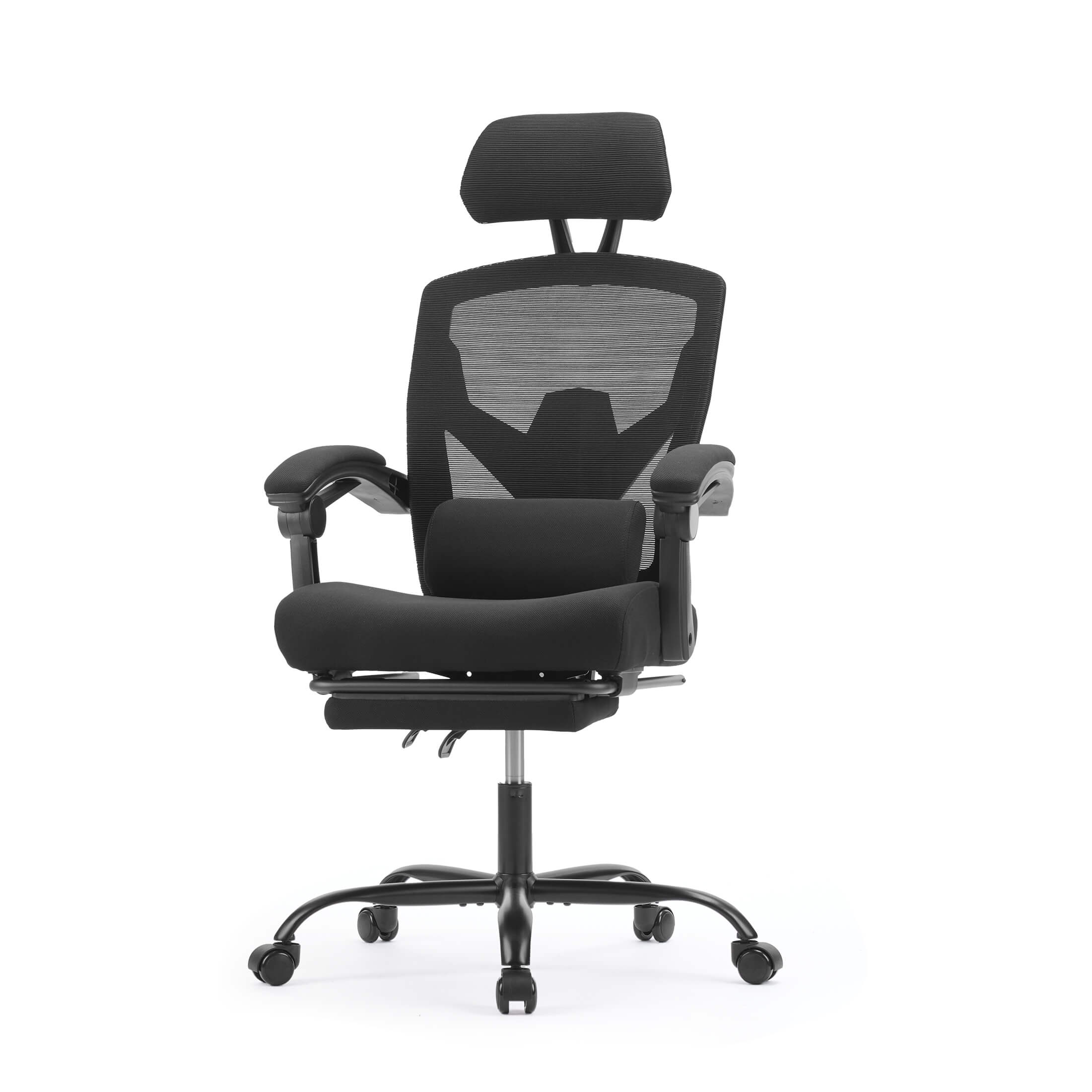 Office Chair with Lumbar Extendable Pedal