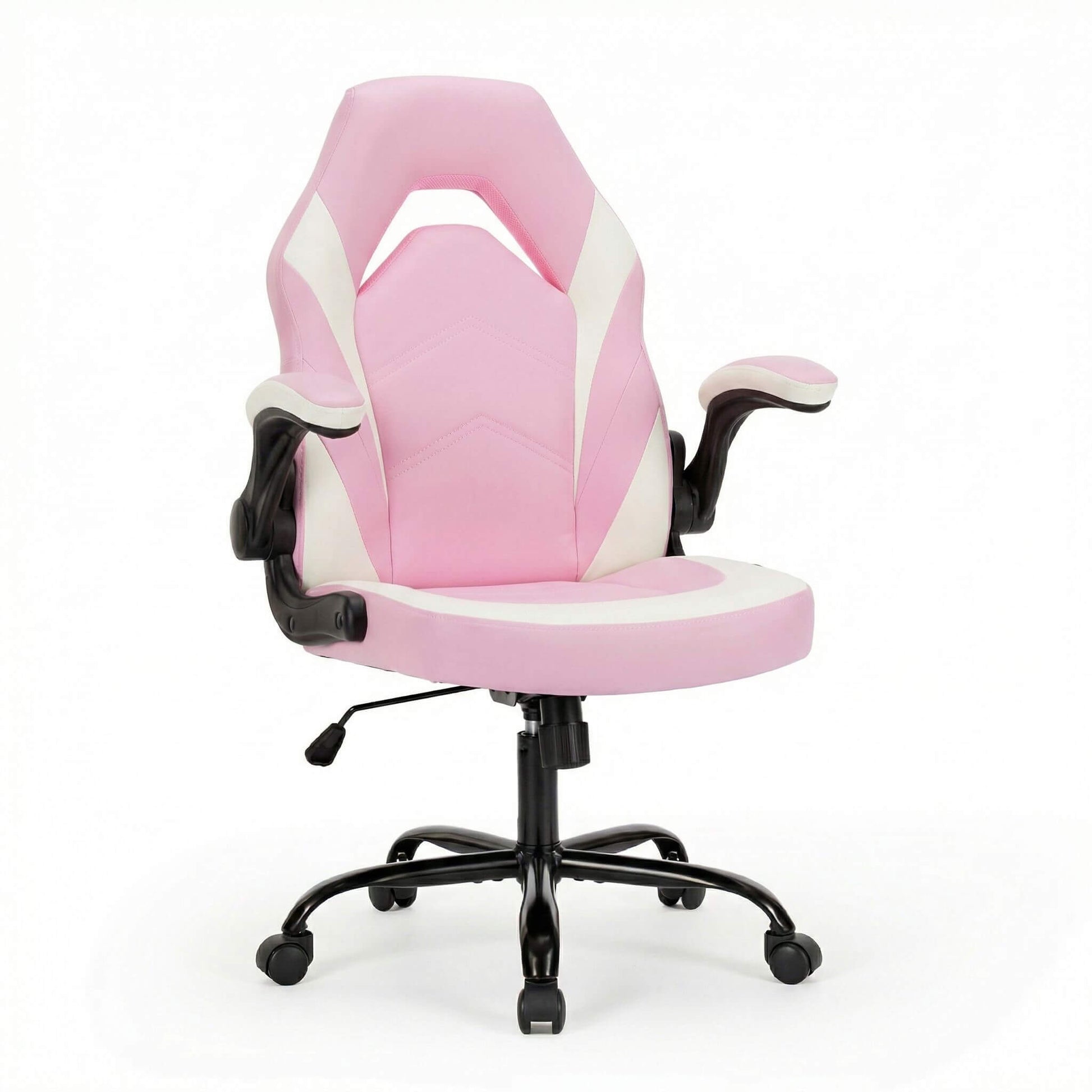 Leather Gaming Chair Height Adjustable For Playroom