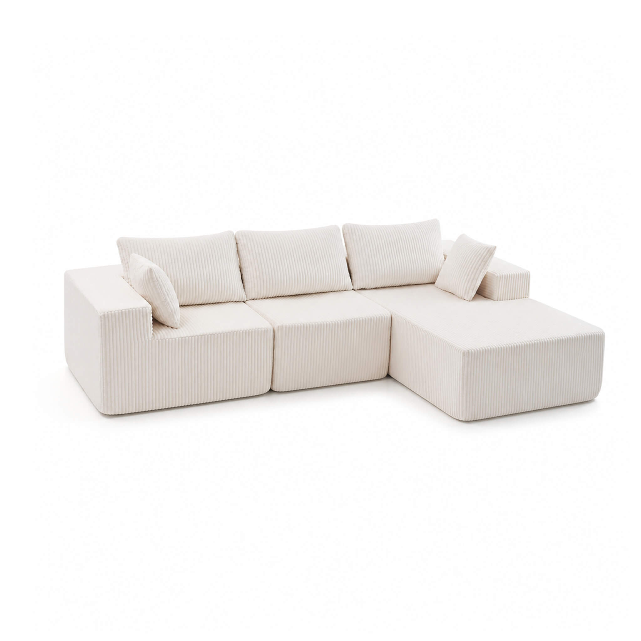 108" Modern Modular Couch Sectional Sofa for Living Room