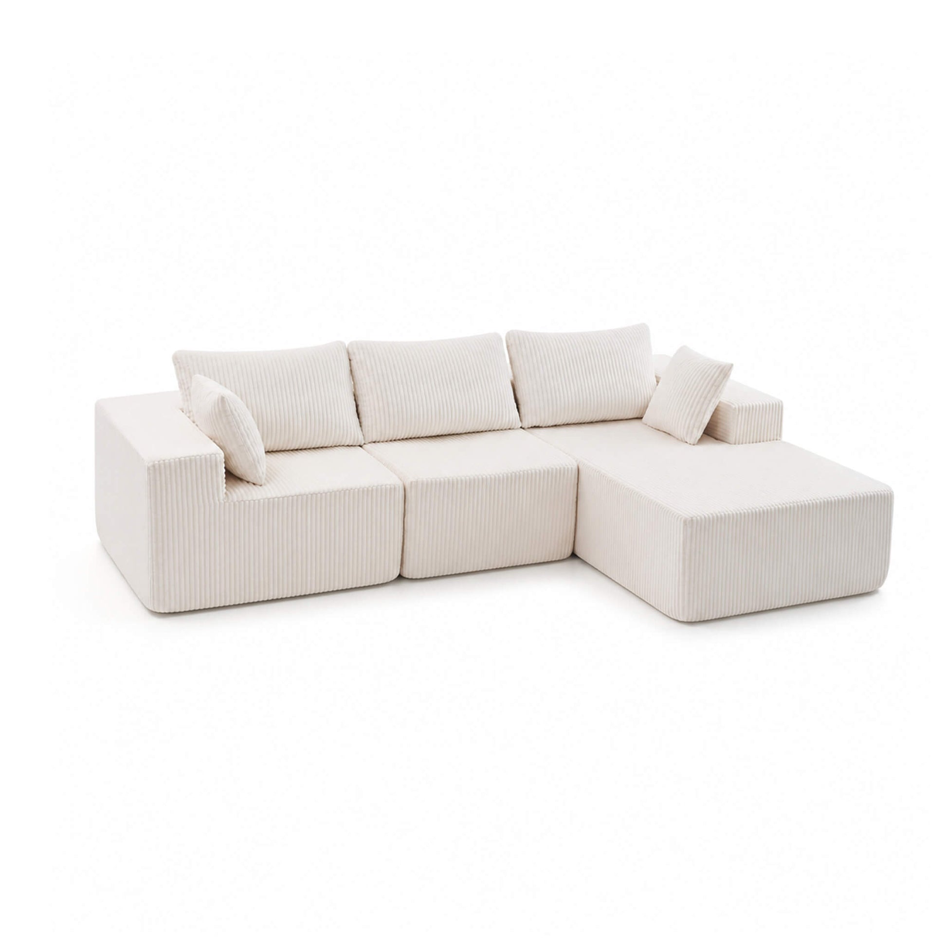108" Modern Modular Couch Sectional Sofa for Living Room