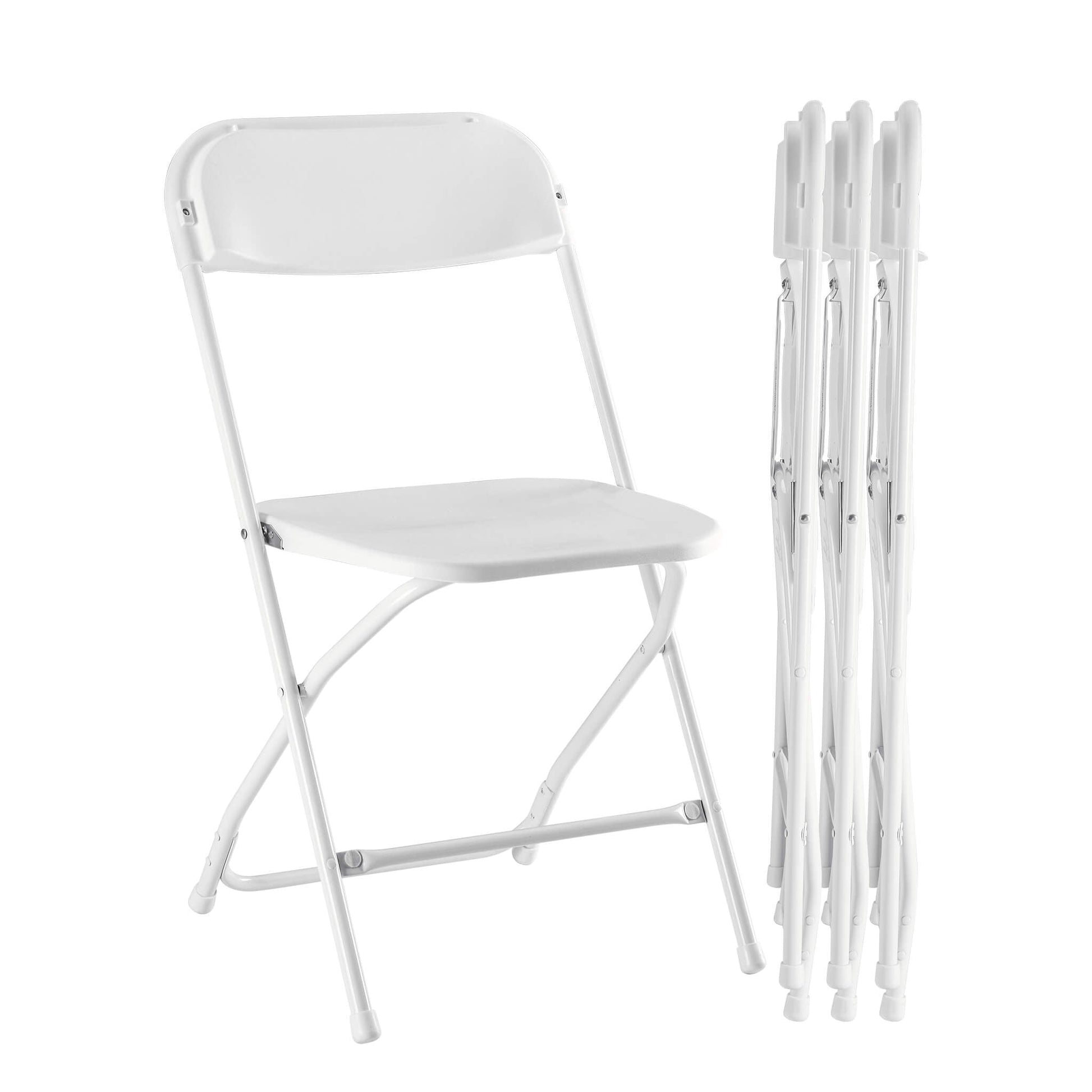 Lightweight Plastic Folding Chair for Indoor & Outdoor Use（4-Piece Set）