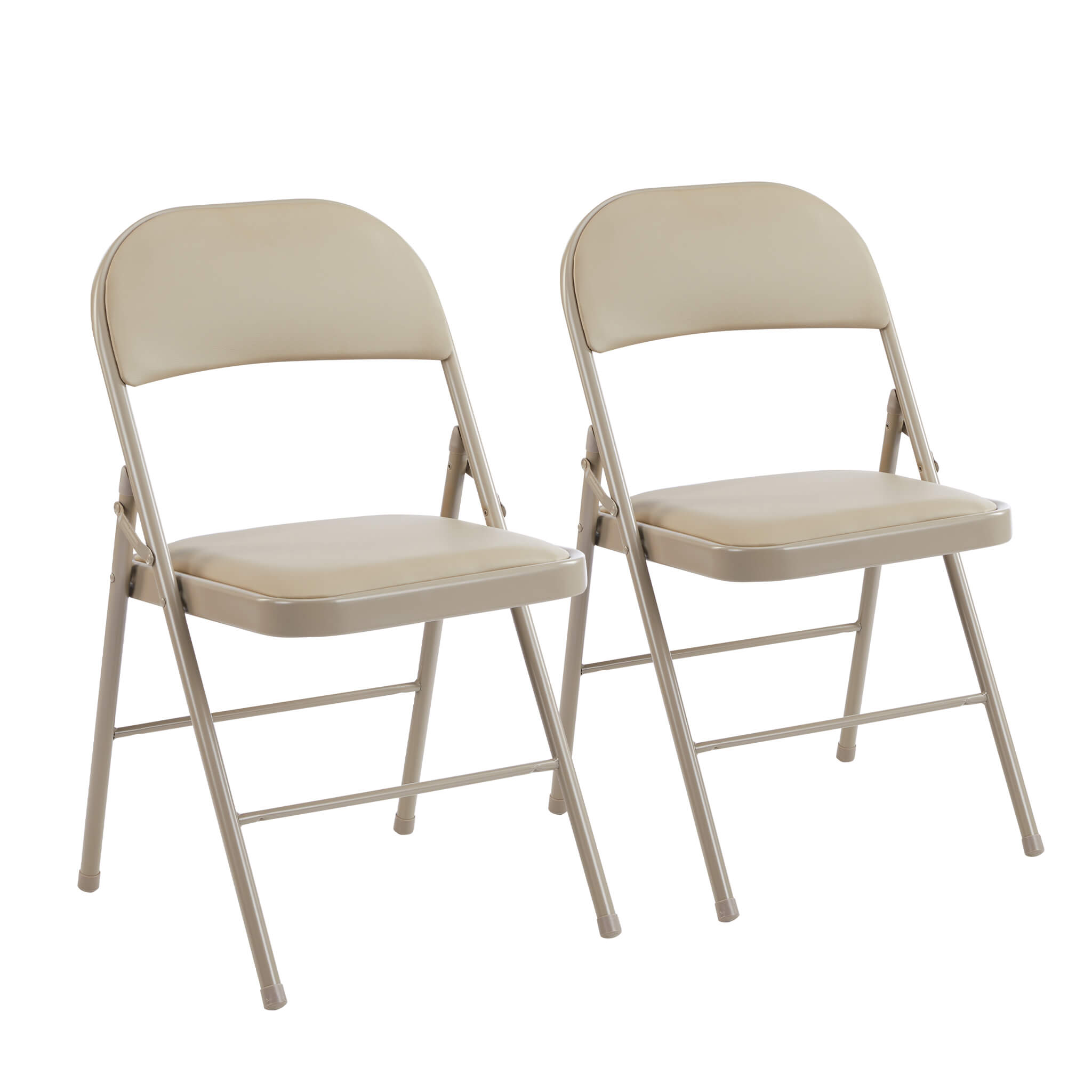 Leather Folding Chair for Events and Home Use(set of 2)