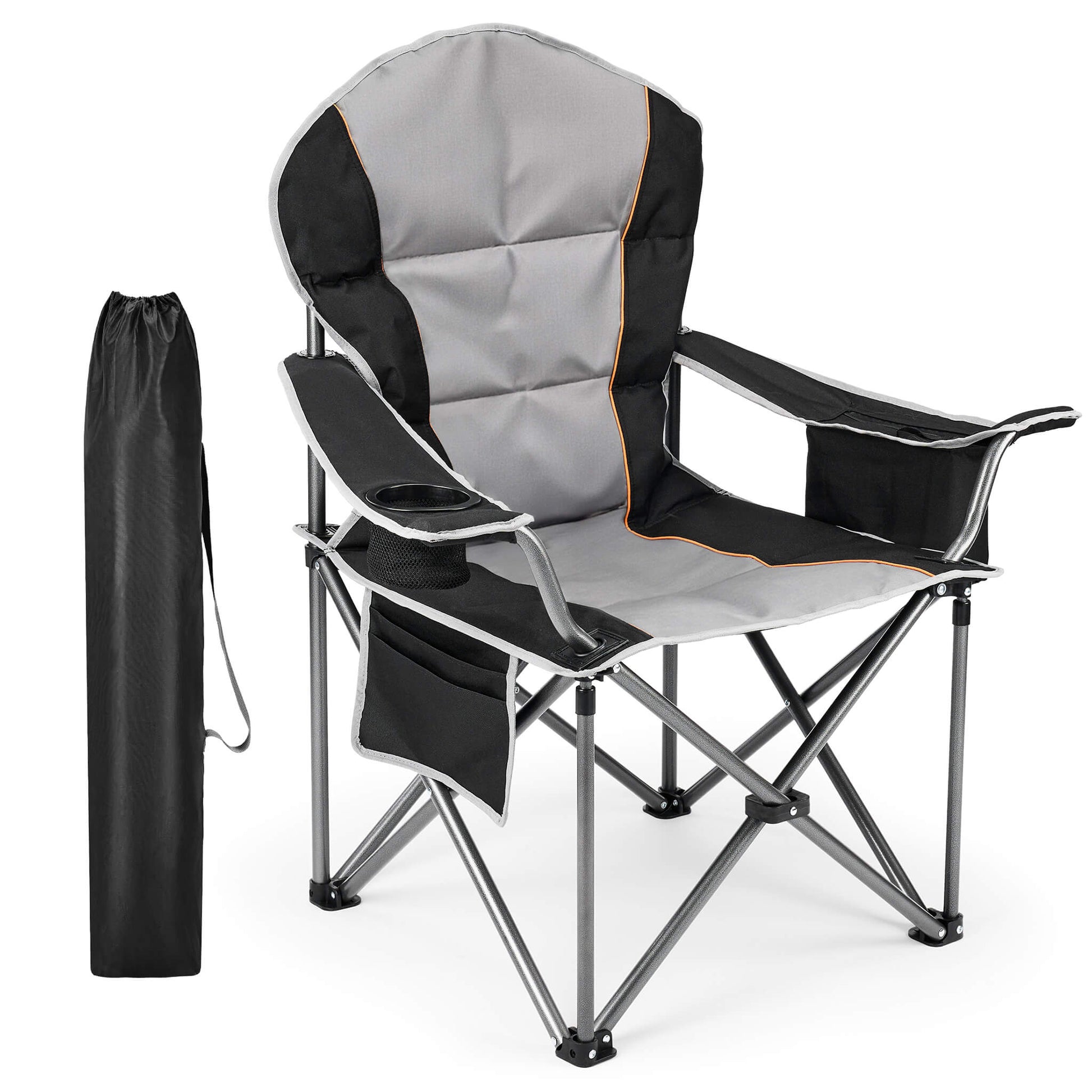 Portable Folding Camping Chair with Side Pocket