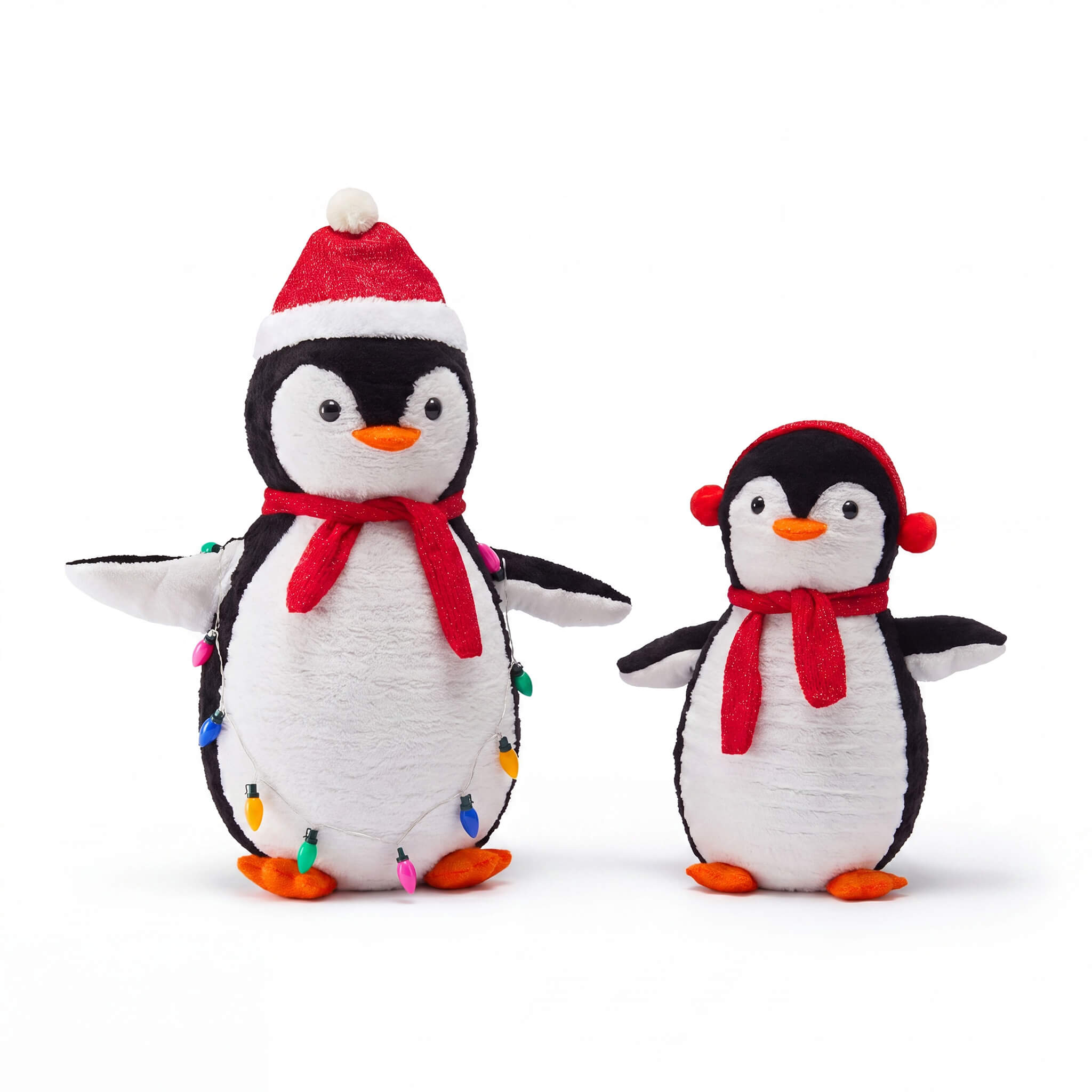 Lighted Penguin Set Outdoor Christmas Decoration