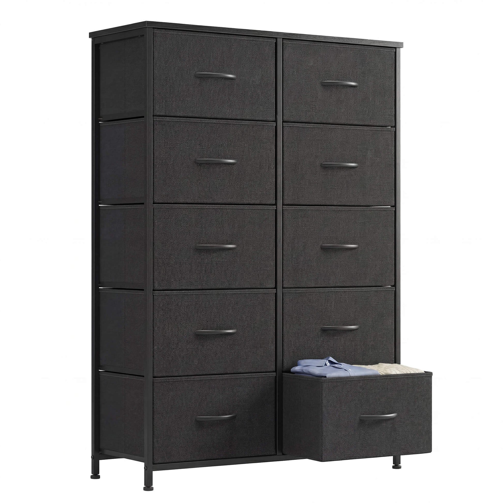 Tall Dresser with 10 Drawers for Bedroom