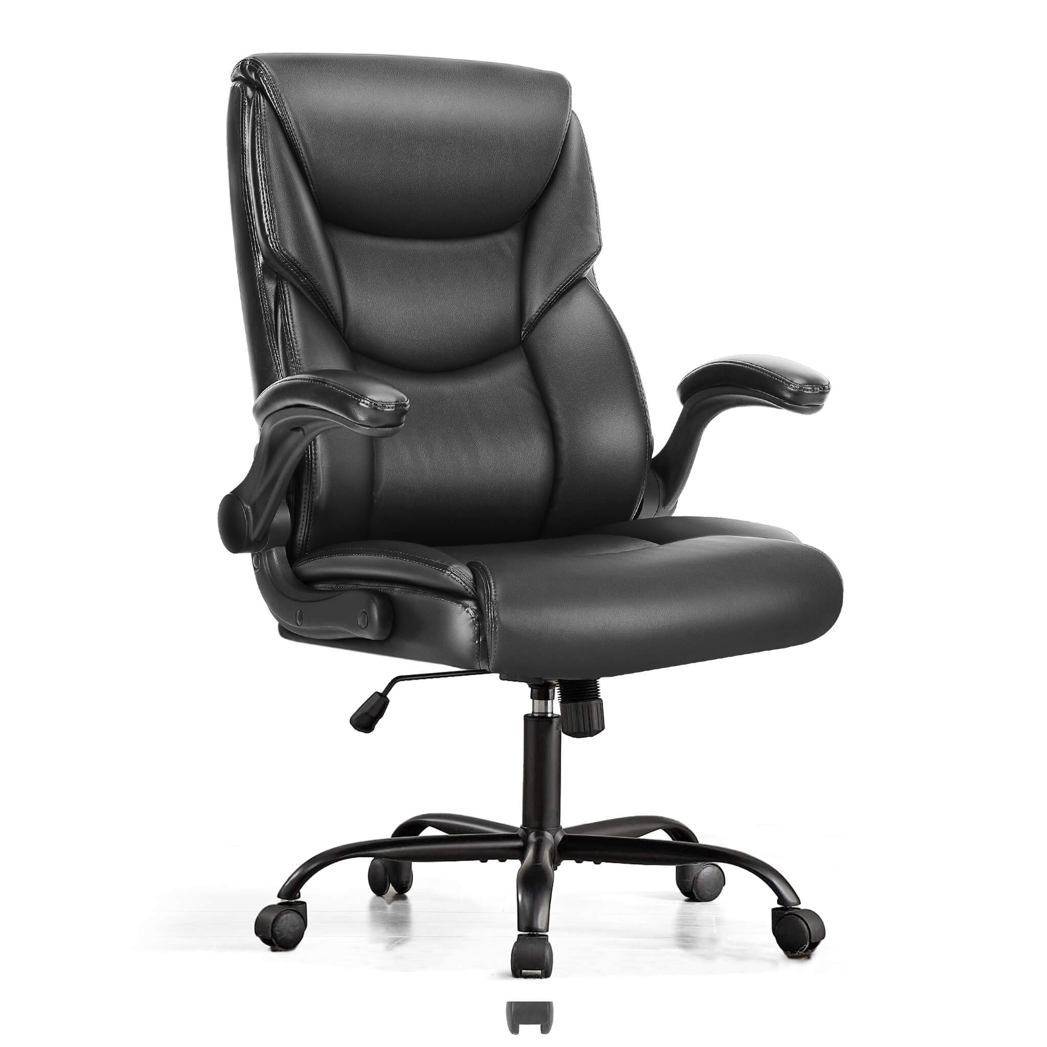 Office Chair PU Leather Metal Base