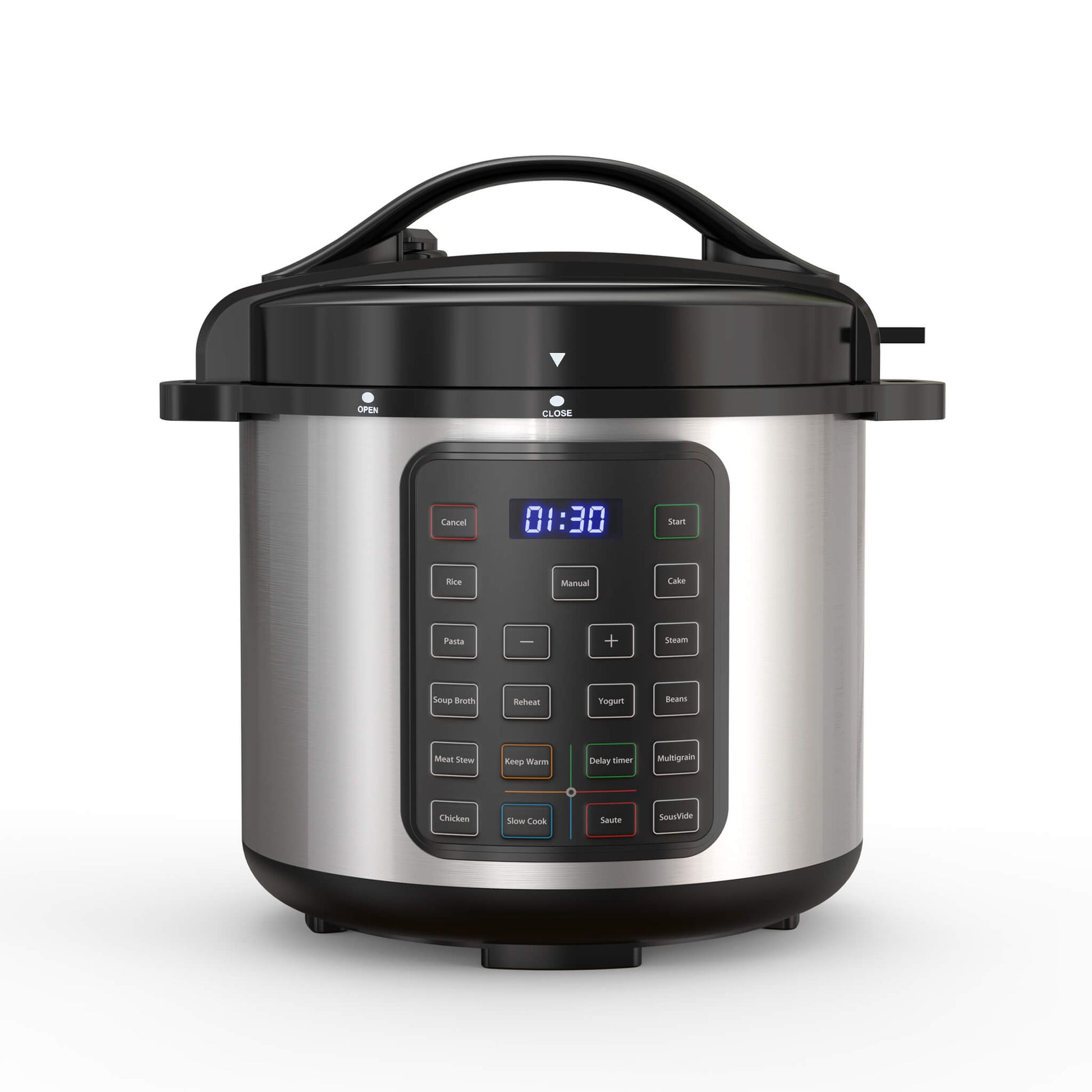 12-in-1 Electric Pressure Cooker with Stainless Steel Pot