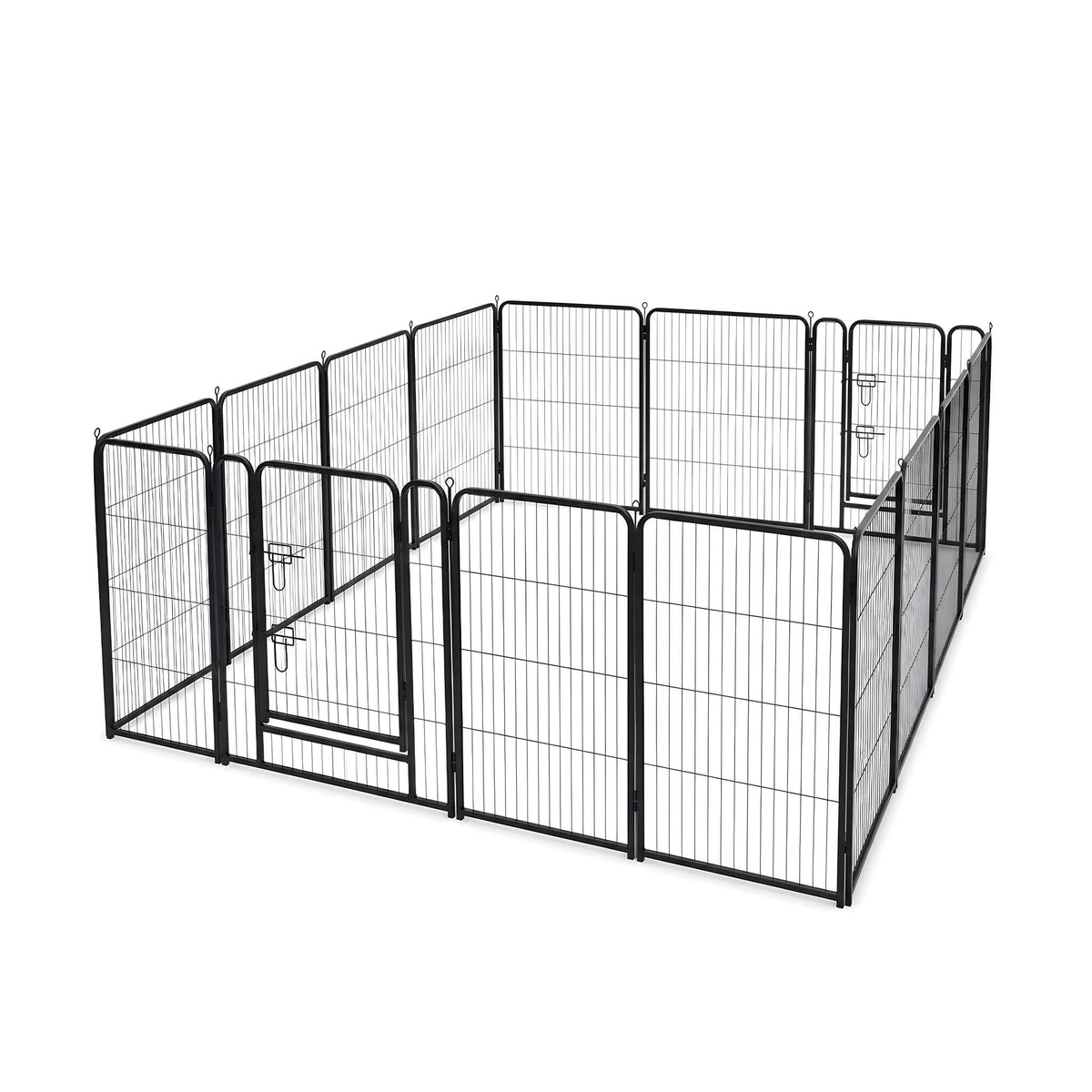 Heavy-Duty Metal Folding Dog Pen with Door
