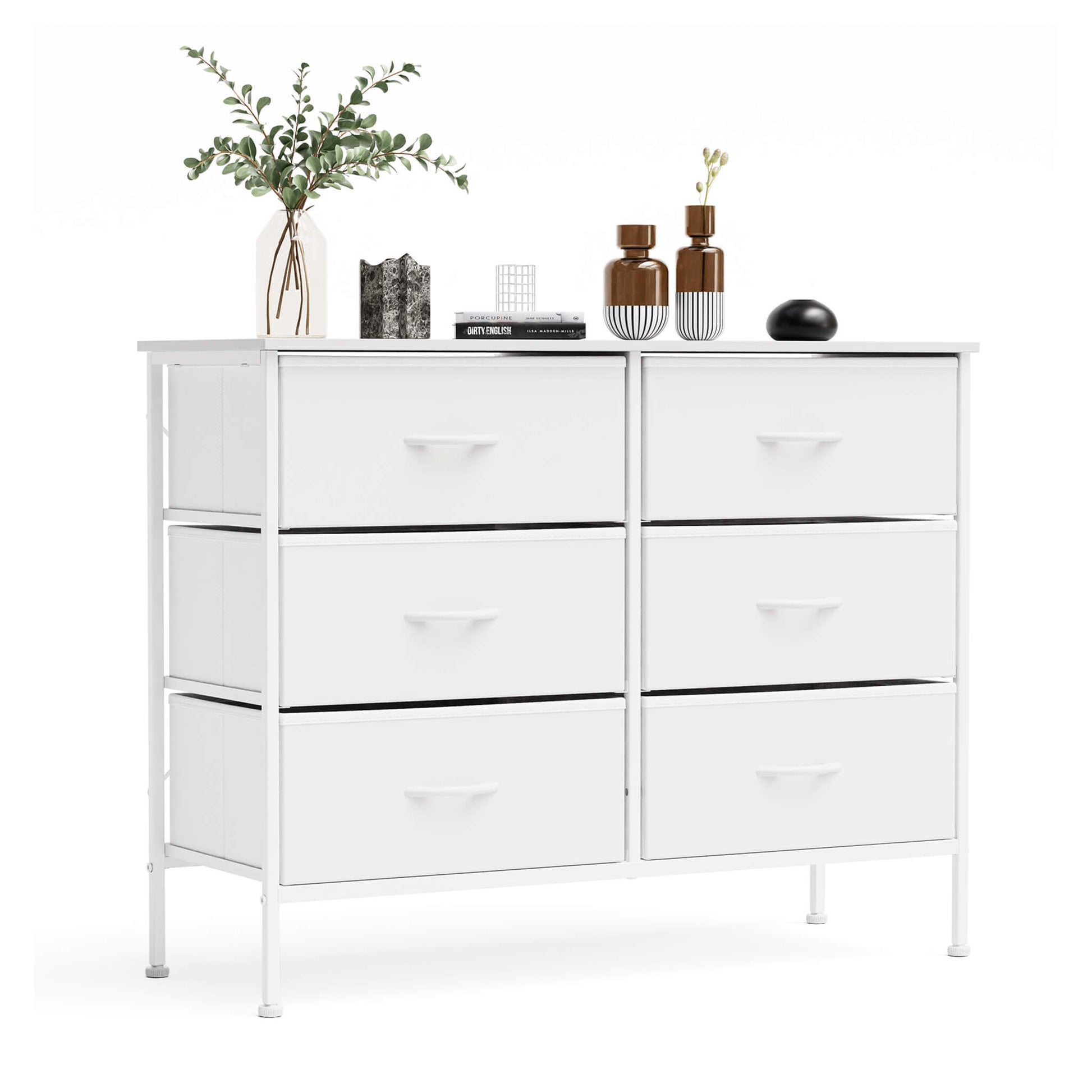 TV Stand with Wide Drawers for Bedroom