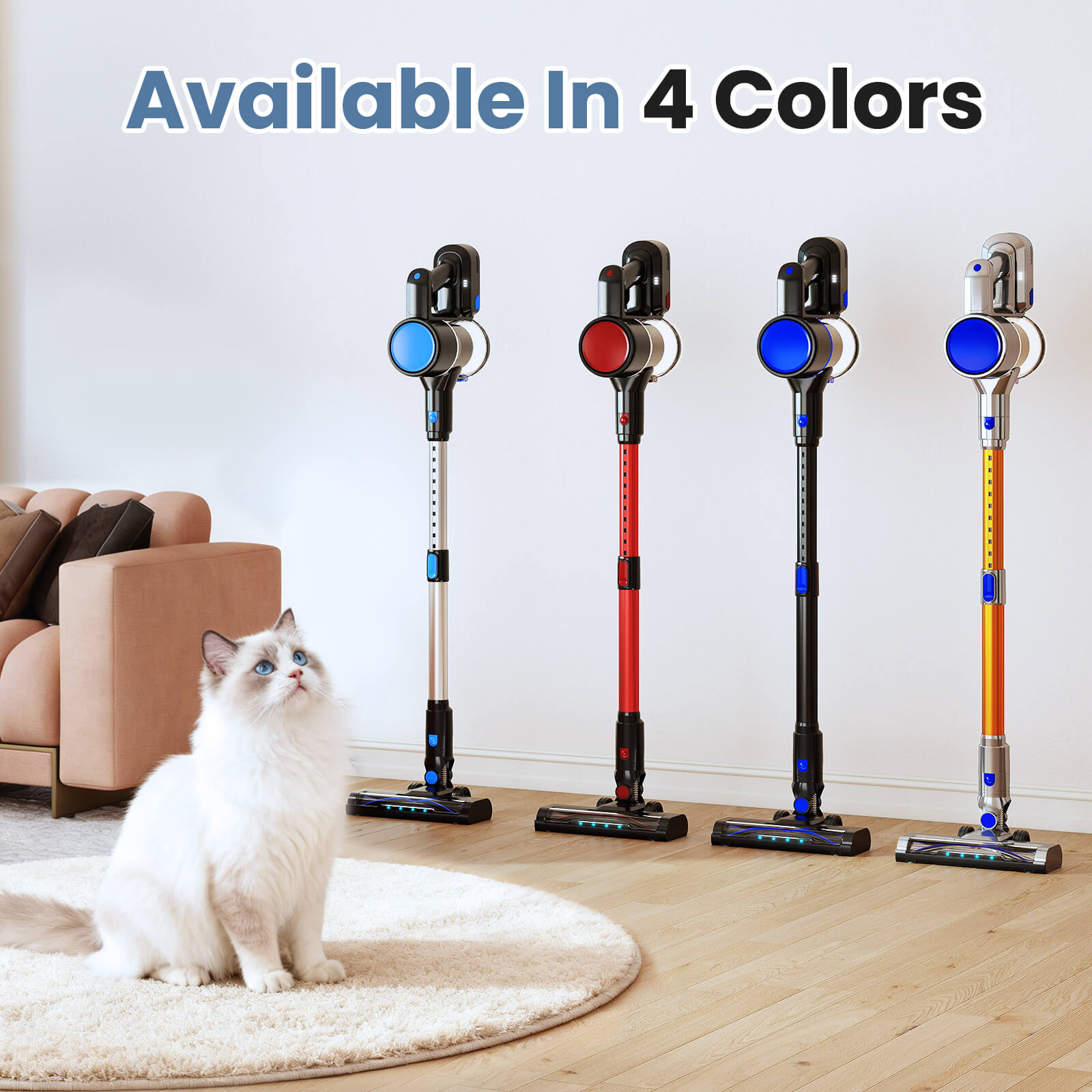 3-in-1 Wireless Compact Upright Vacuum Cleaner