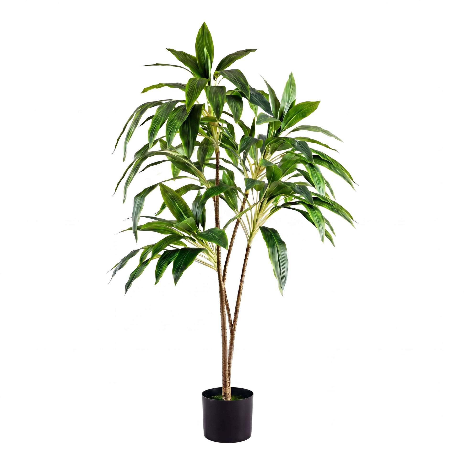 51" Artificial Dracaena Tree - Lifelike Faux Silk Plant for Home & Office
