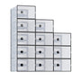 Stackable Shoe Storage Boxes - Clear Sneaker Display Case with Lids, Black Shoe Organizer for Closet & Entryway
