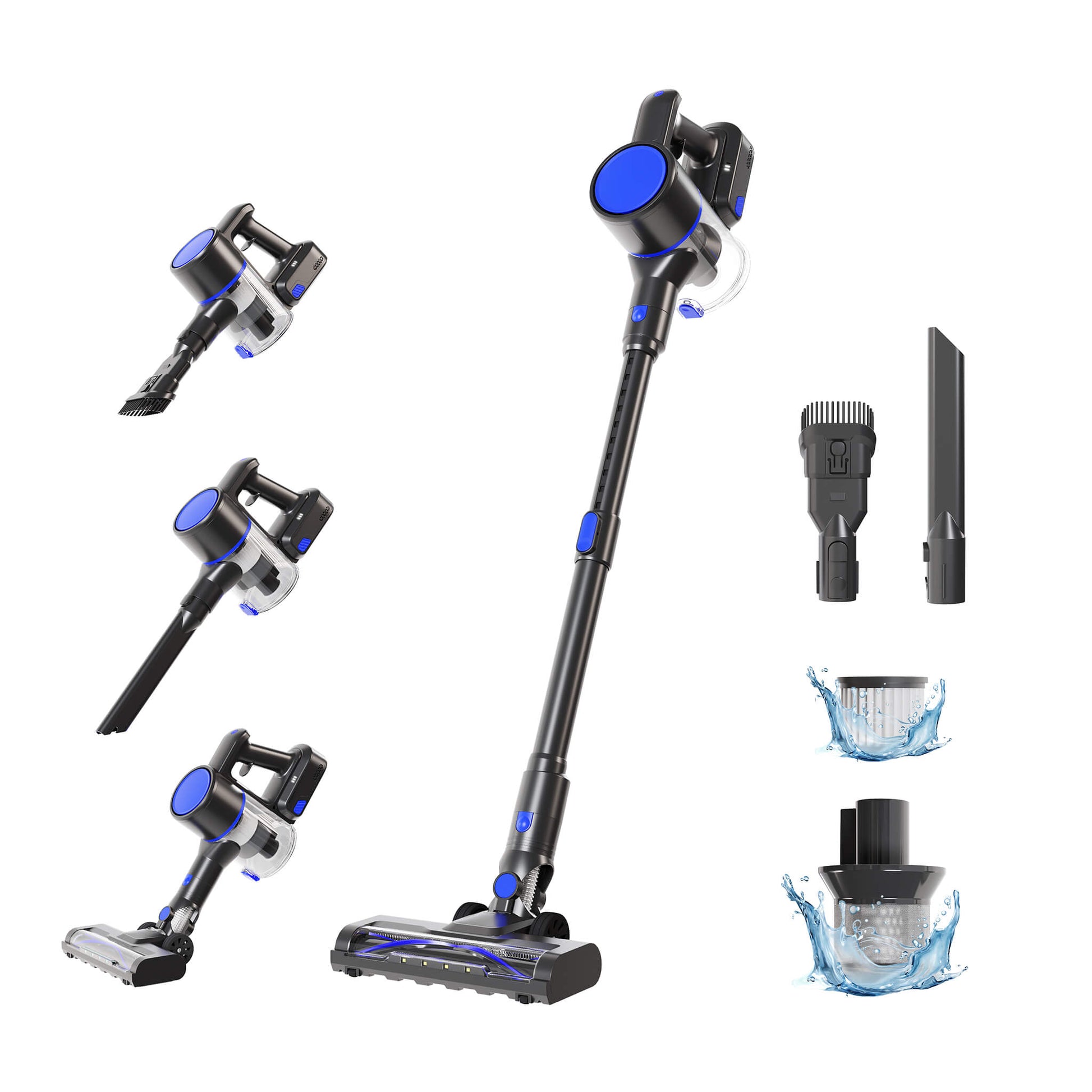 3-in-1 Wireless Compact Upright Vacuum Cleaner