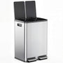 Stainless Steel Bin with Pedal Keeps Kitchen Odour Free