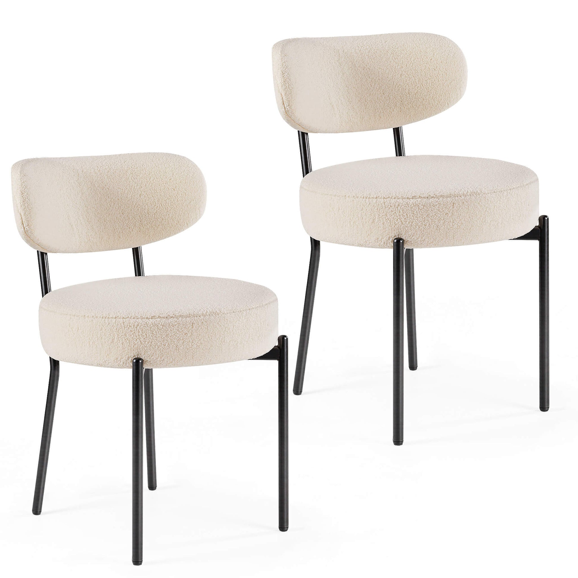 Dining Chair Set of 2 Soft Cushions for Dining Room