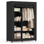 Portable Wardrobe Closet with Cover – Freestanding Clothes Organizer for Bedroom, Dorm & Apartment