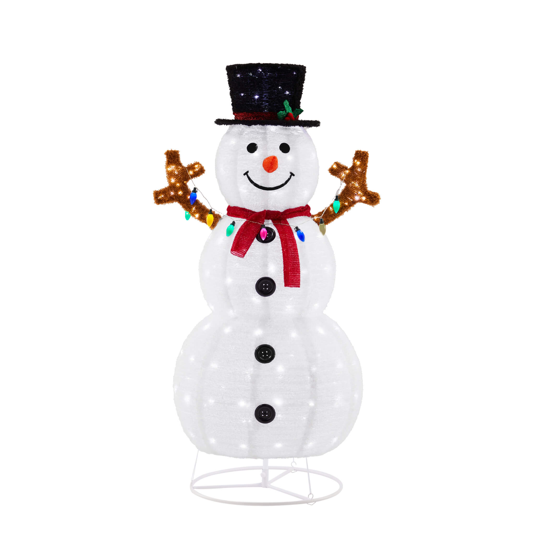 Lighted Snowman Outdoor Christmas Decoration