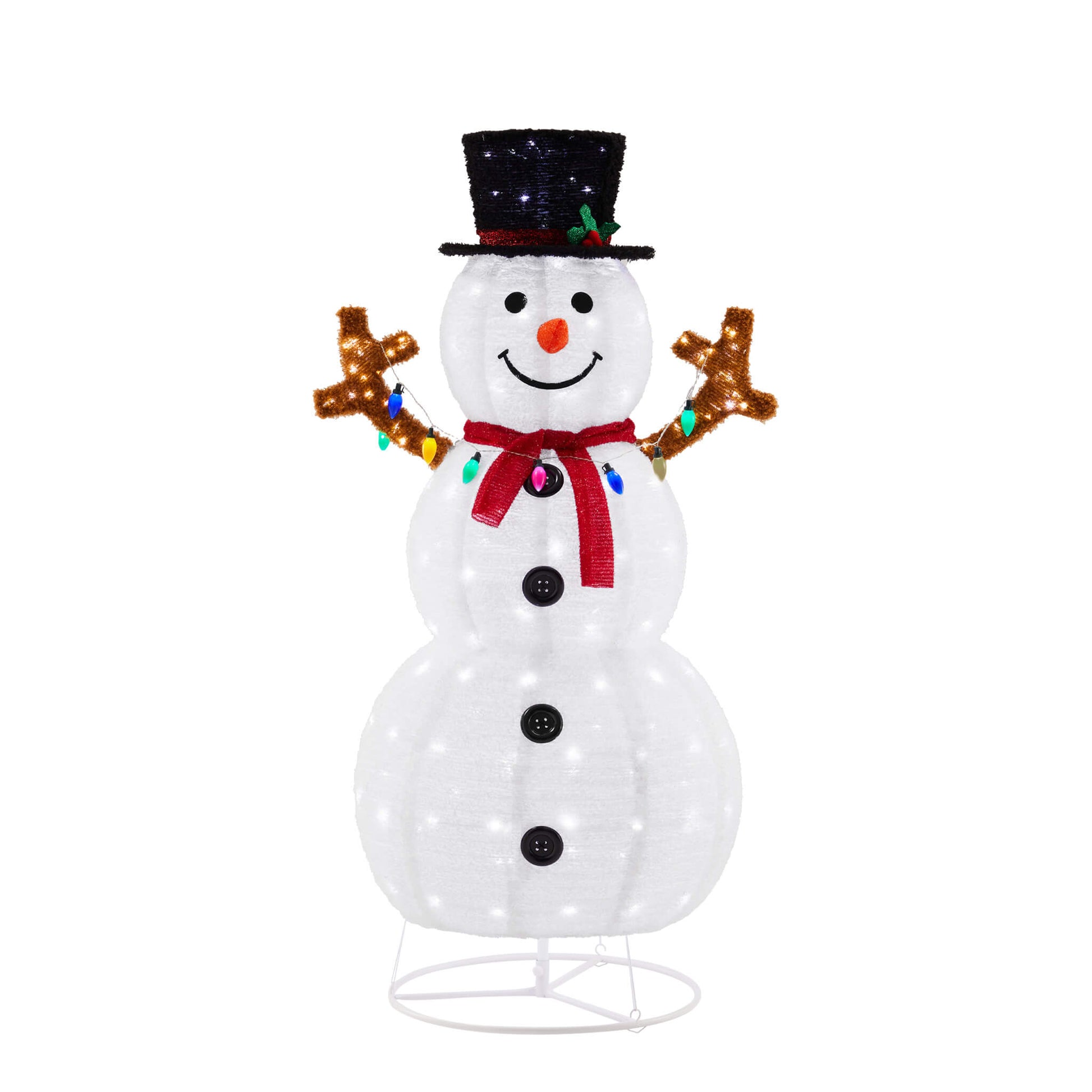 Lighted Snowman Outdoor Christmas Decoration