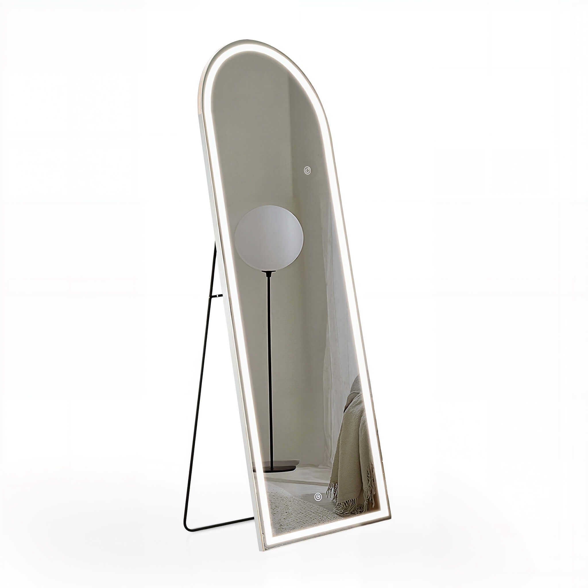 Tri-colour LED Illuminated Mirror for Indoors