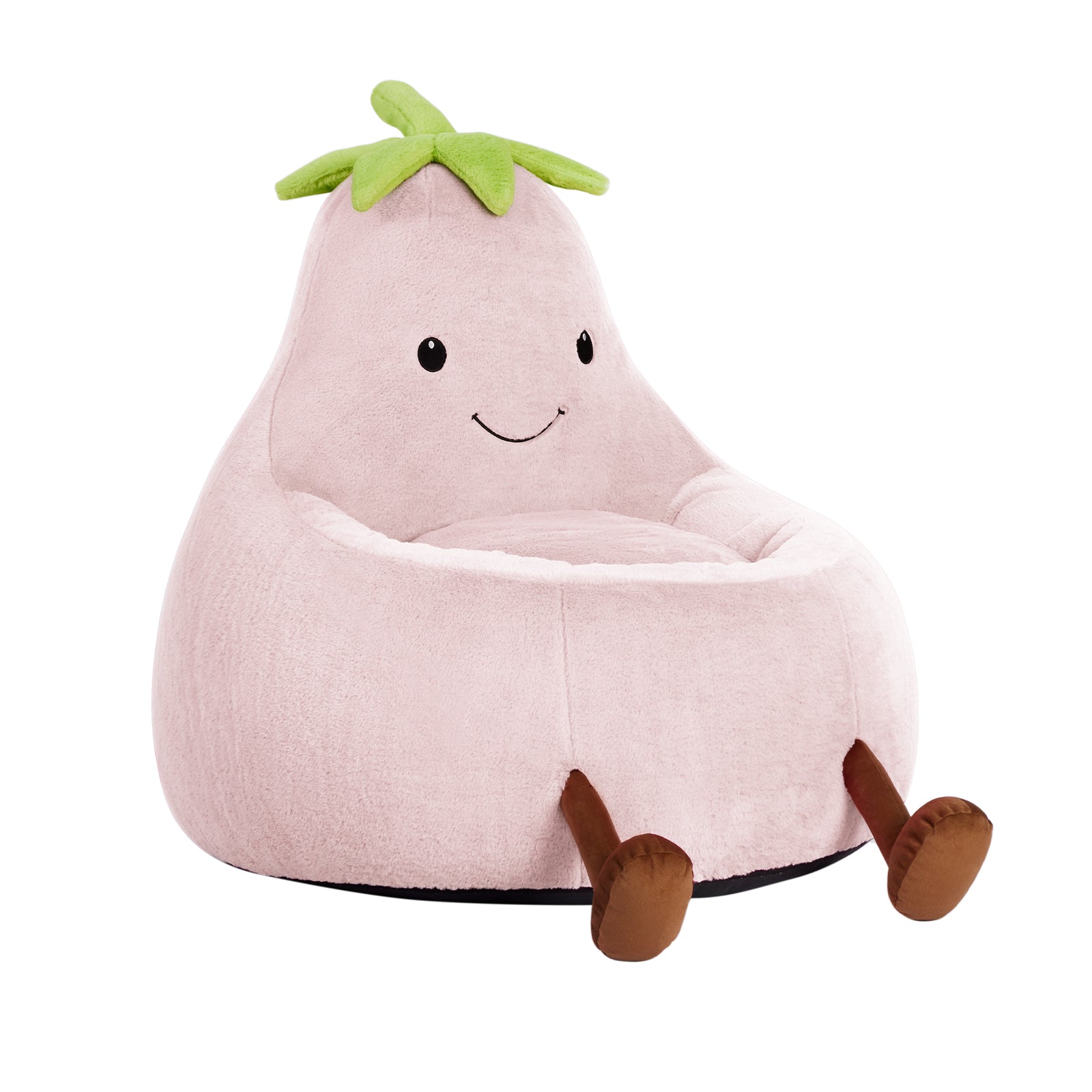 Eggplant Bean Bag Chair – Soft ＆ Supportive