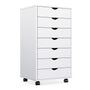 7 drawers organizer removable for office, bedroom