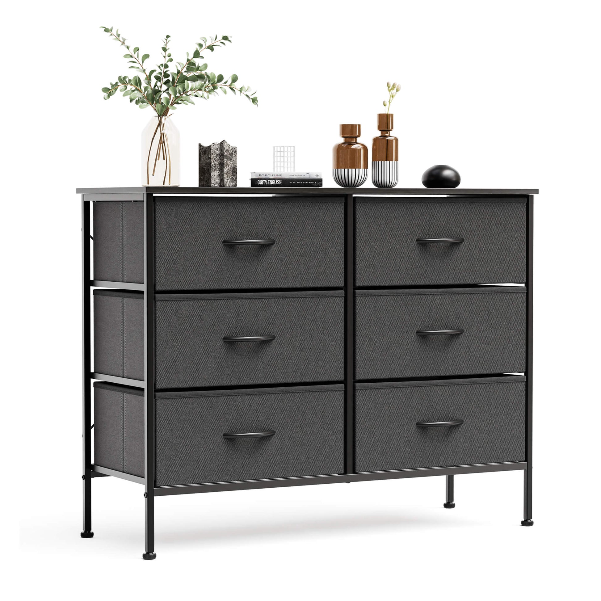 TV Stand with Wide Drawers for Bedroom