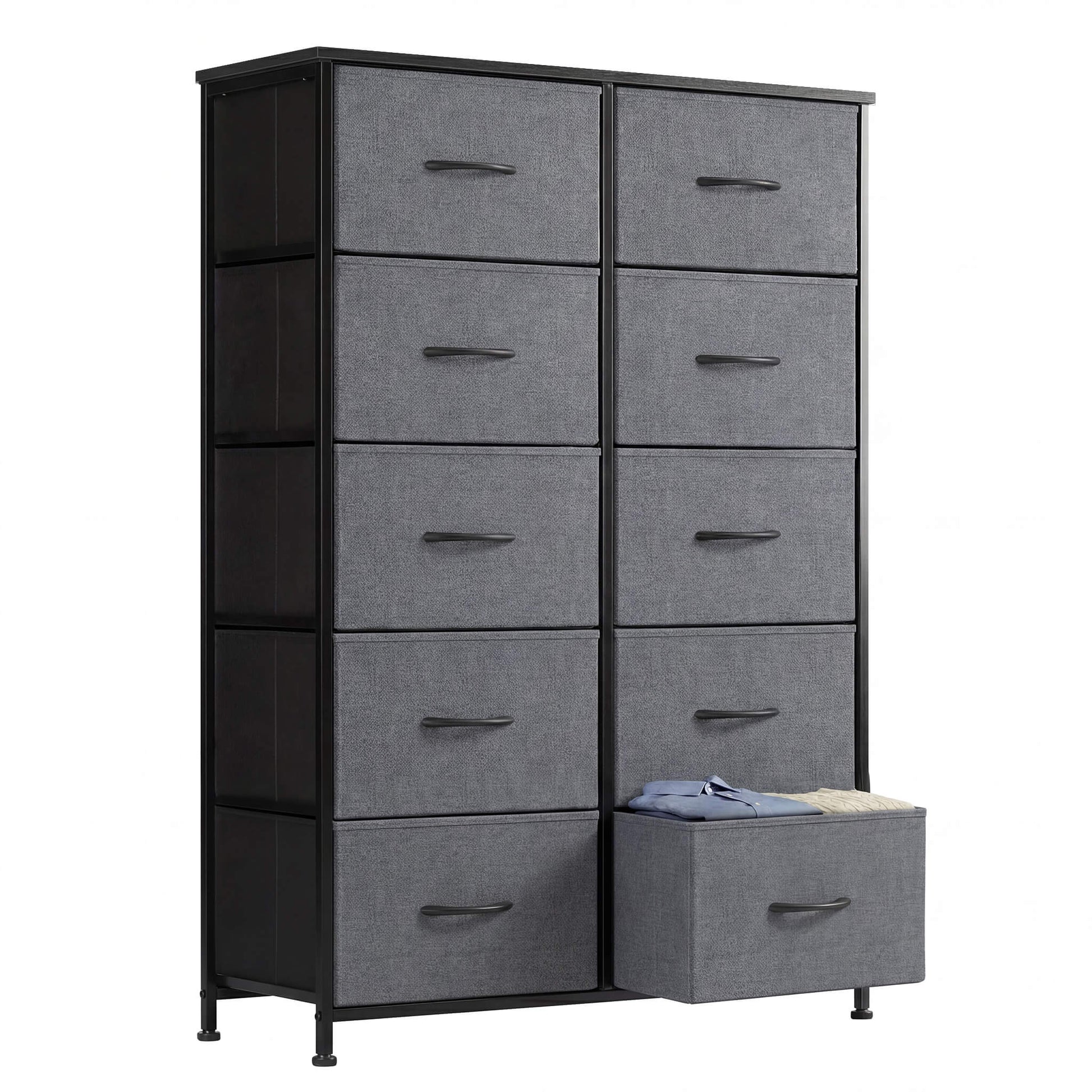 Tall Dresser with 10 Drawers for Bedroom