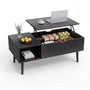 Coffee Table Liftable with Storage for Living Room