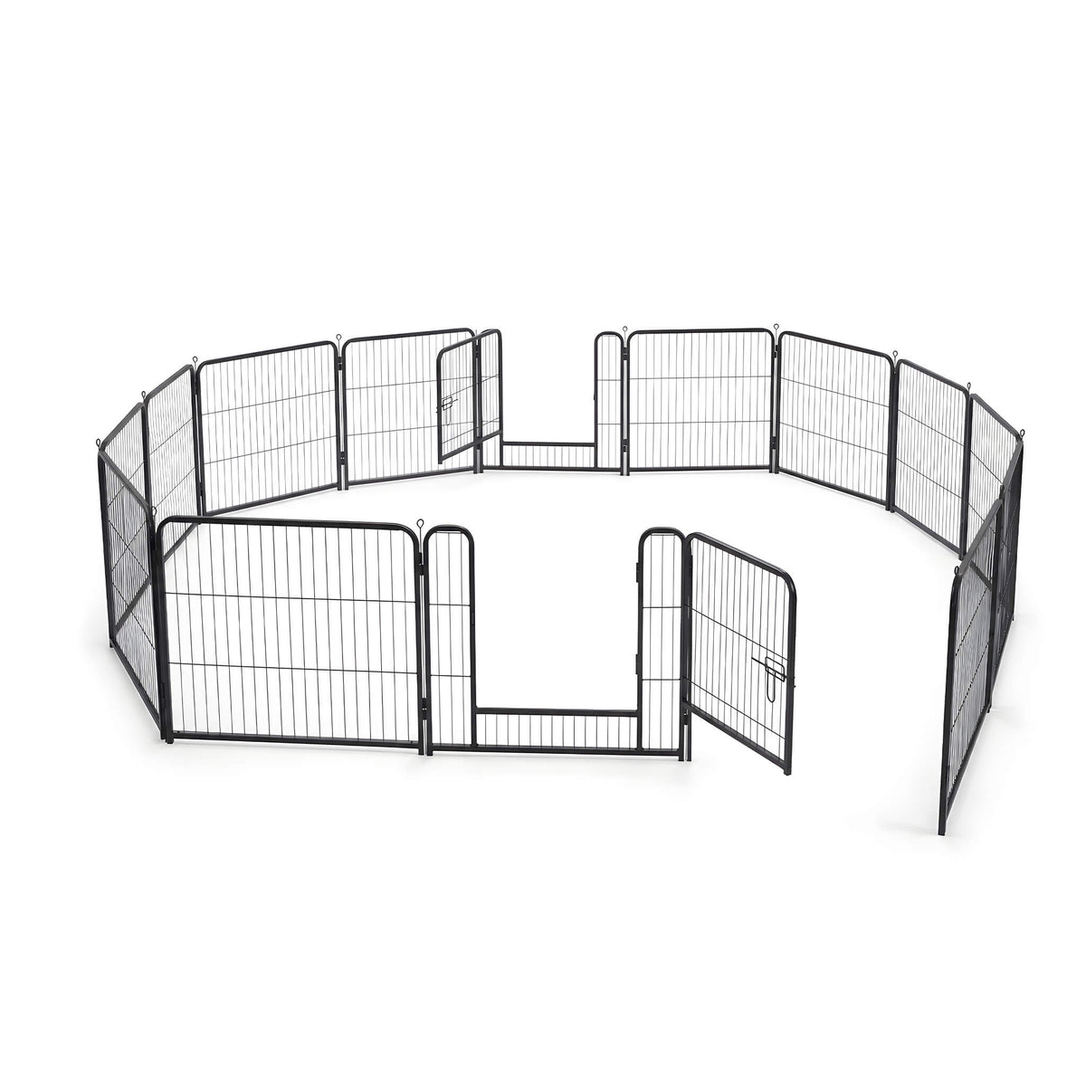 Heavy-Duty Metal Folding Dog Pen with Door