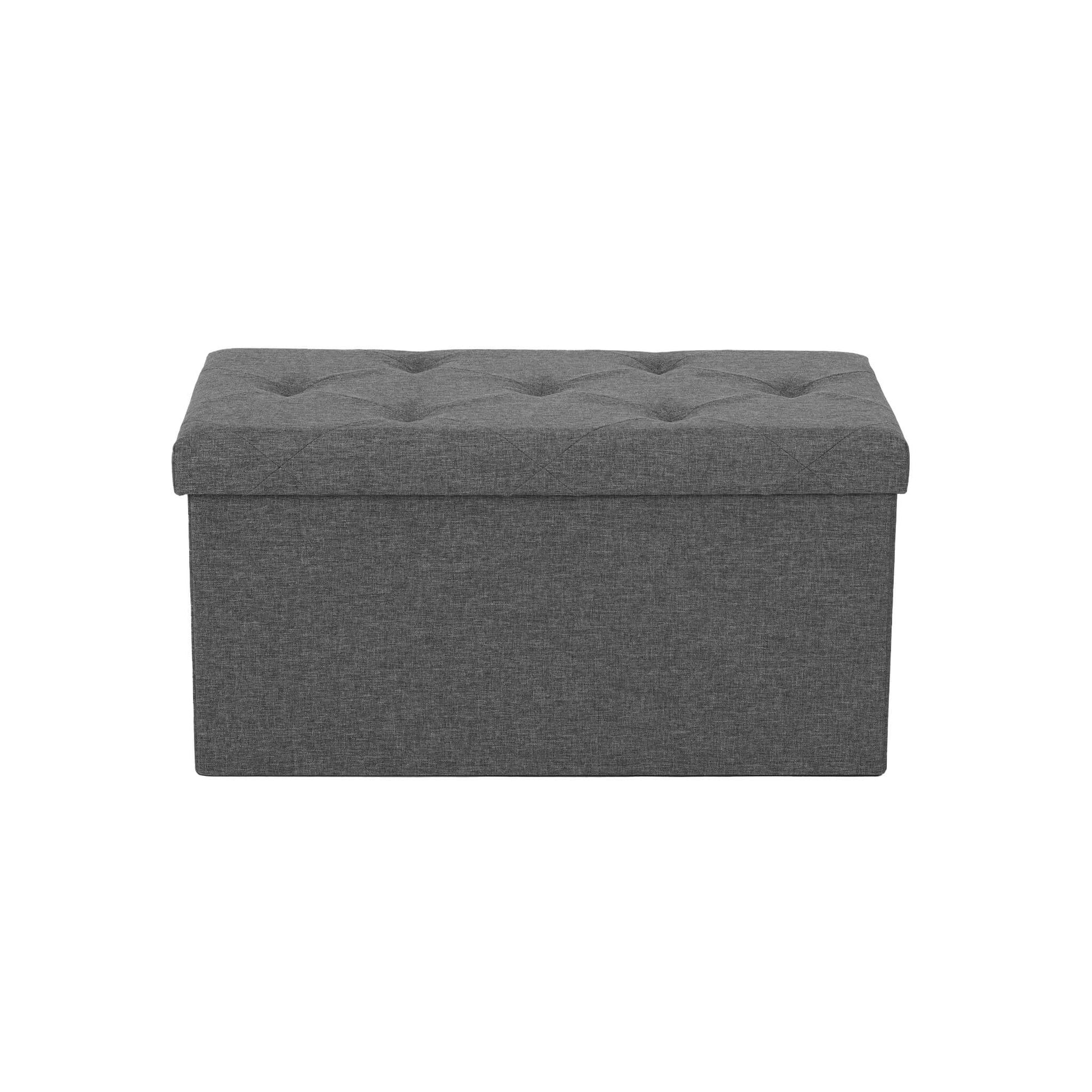Bed Footstool with Storage for Bedroom and Entry Door