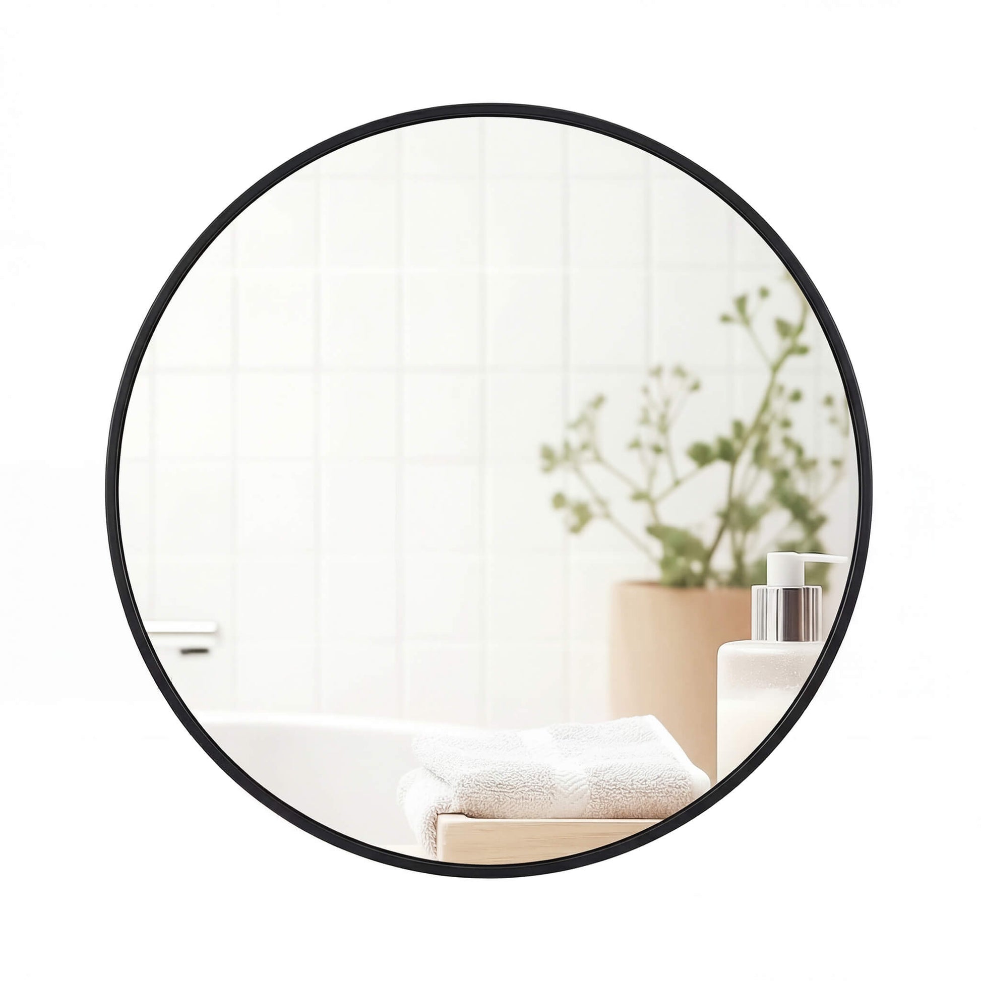 Elegant Round Wall Mirror for Home
