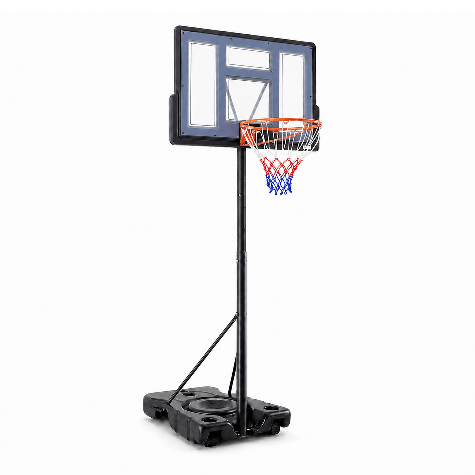 Height-Adjustable Portable Basketball Hoop