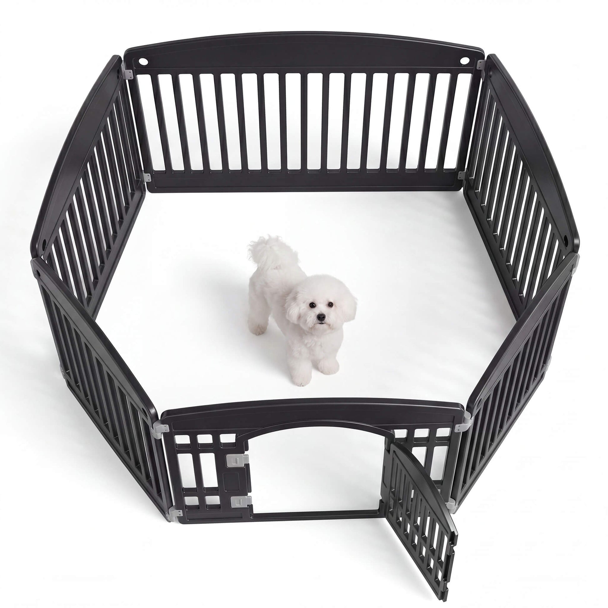Plastic Dog Playpen with Door, Puppy Fence