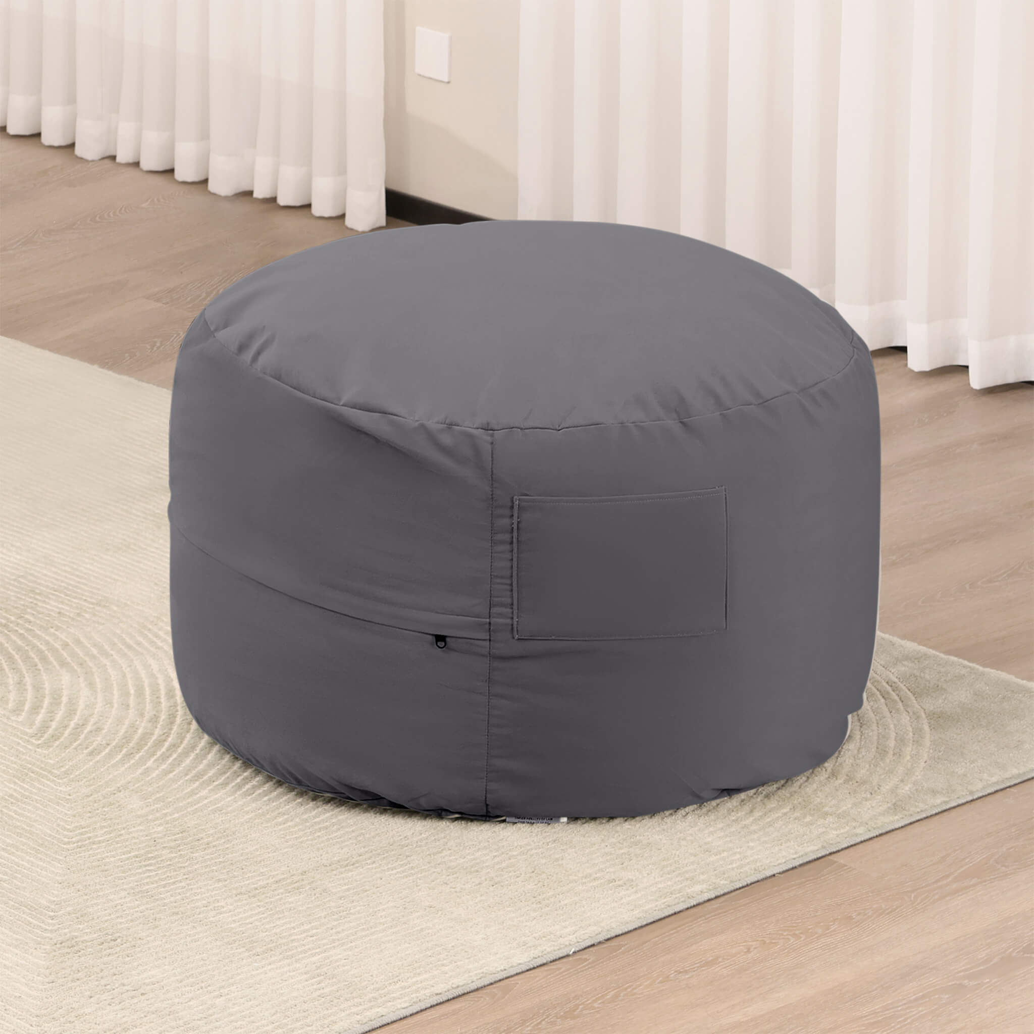 Adult Universal Bean Bag Chair-Round & Cozy Comfort