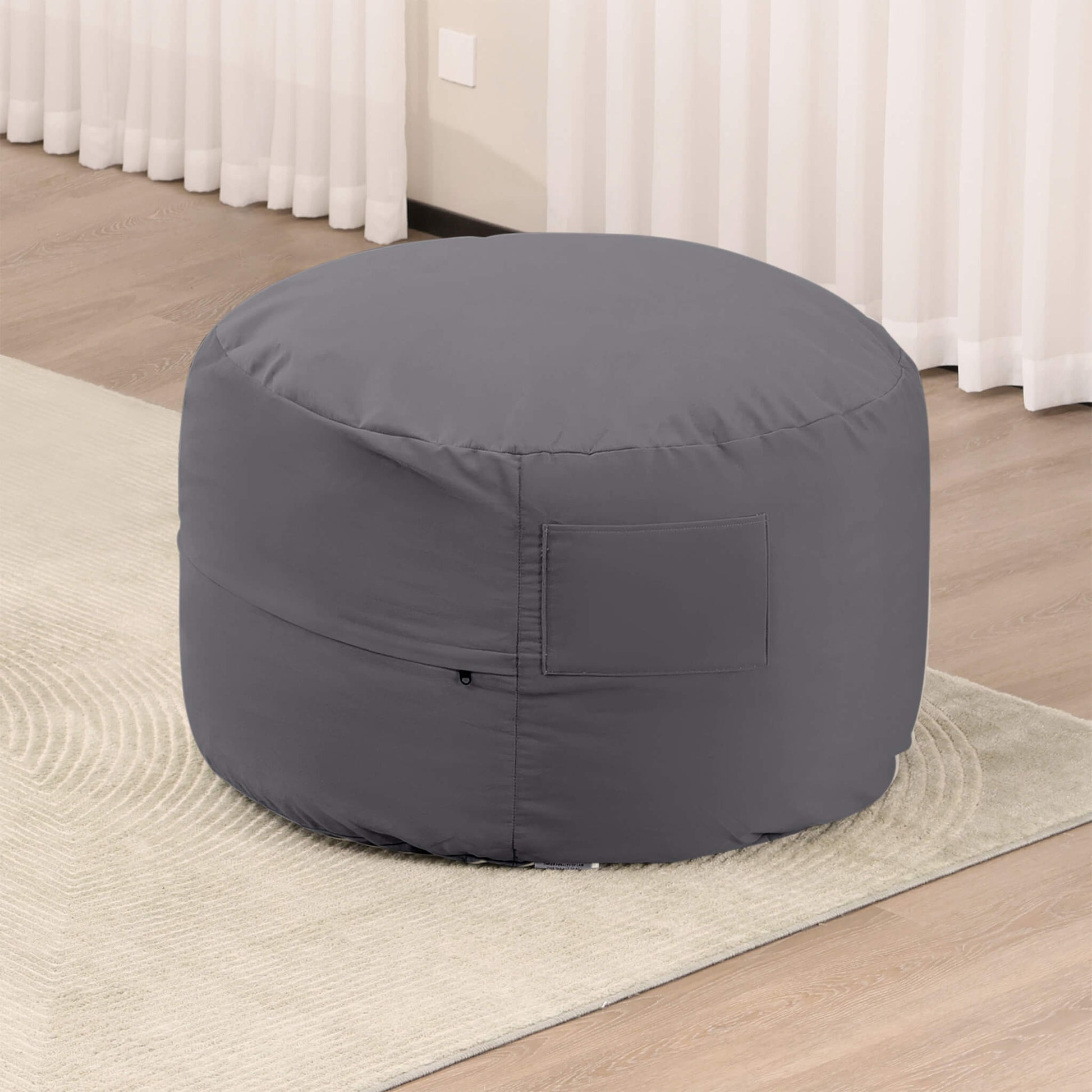 Adult Universal Bean Bag Chair-Round & Cozy Comfort
