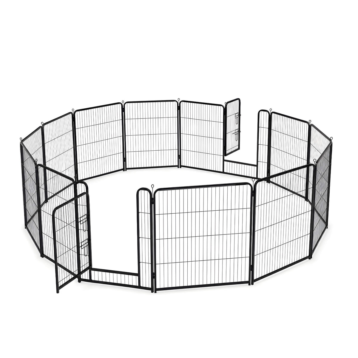 Heavy-Duty Metal Folding Dog Pen with Door