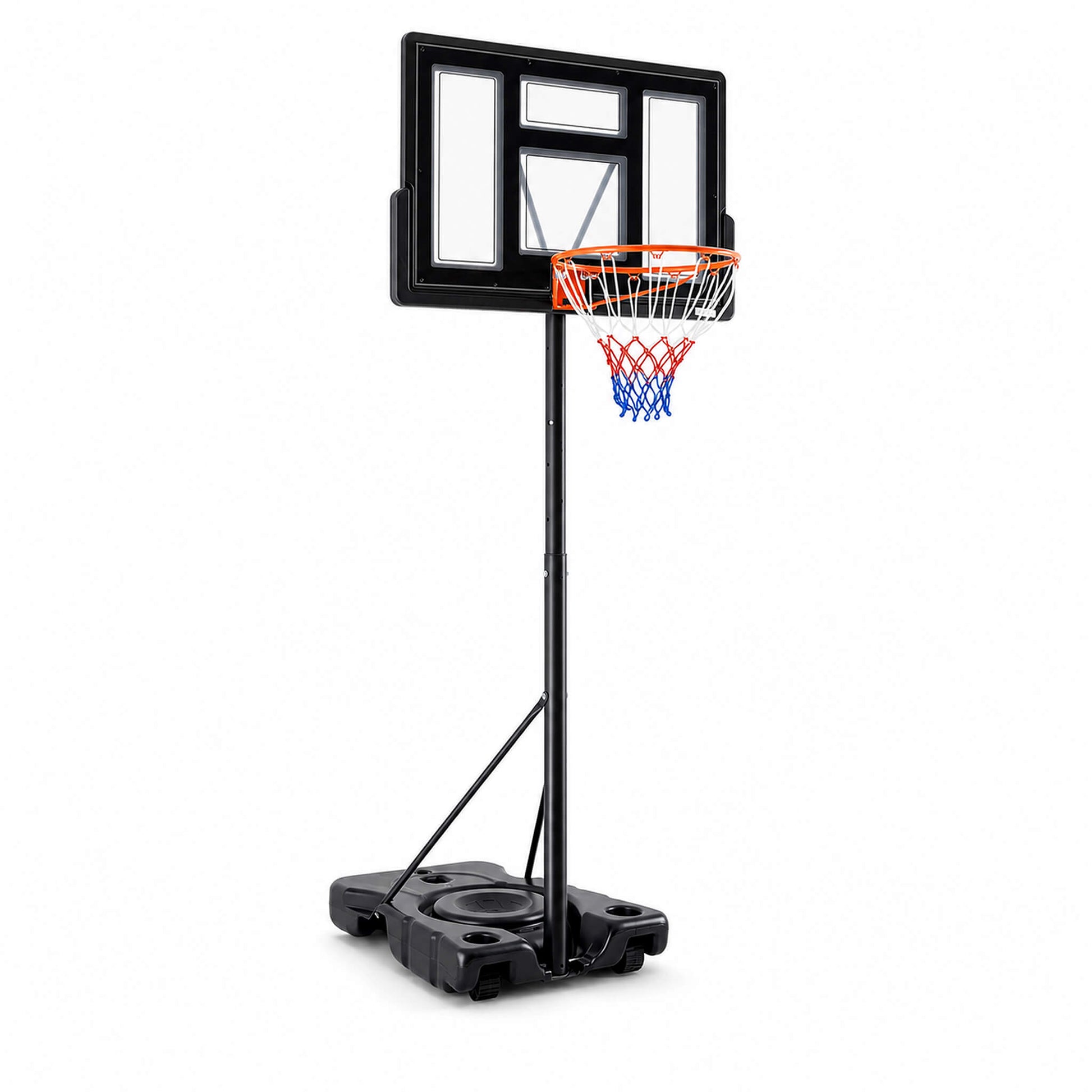Height-Adjustable Portable Basketball Hoop