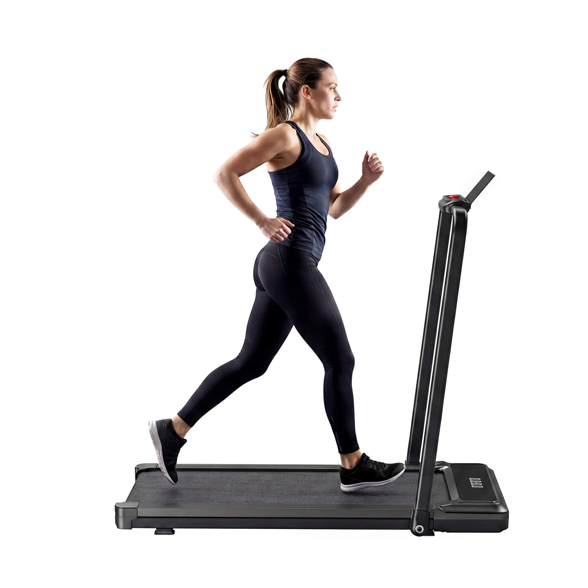 Portable Foldable Treadmill with Handrails