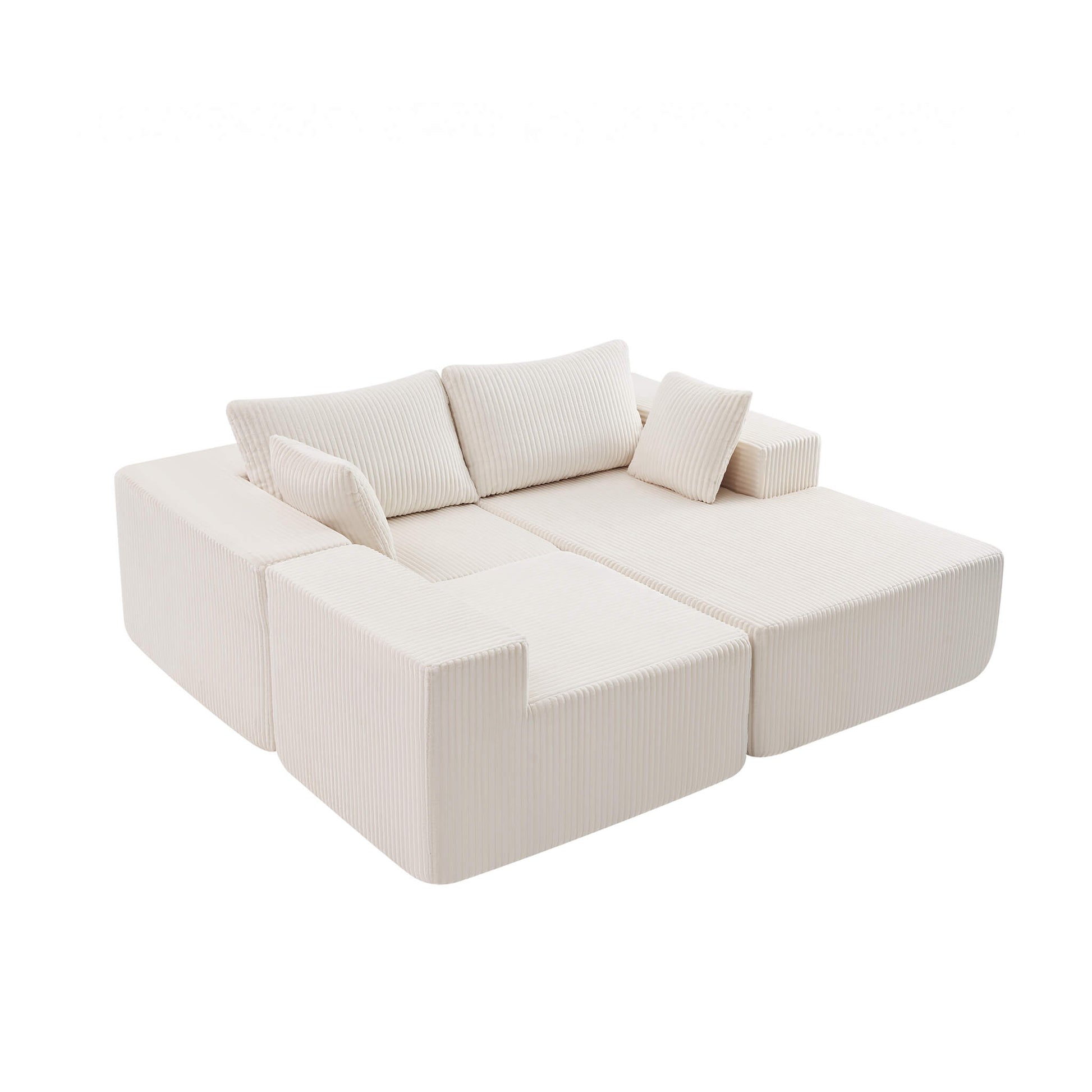 108" Modern Modular Couch Sectional Sofa for Living Room