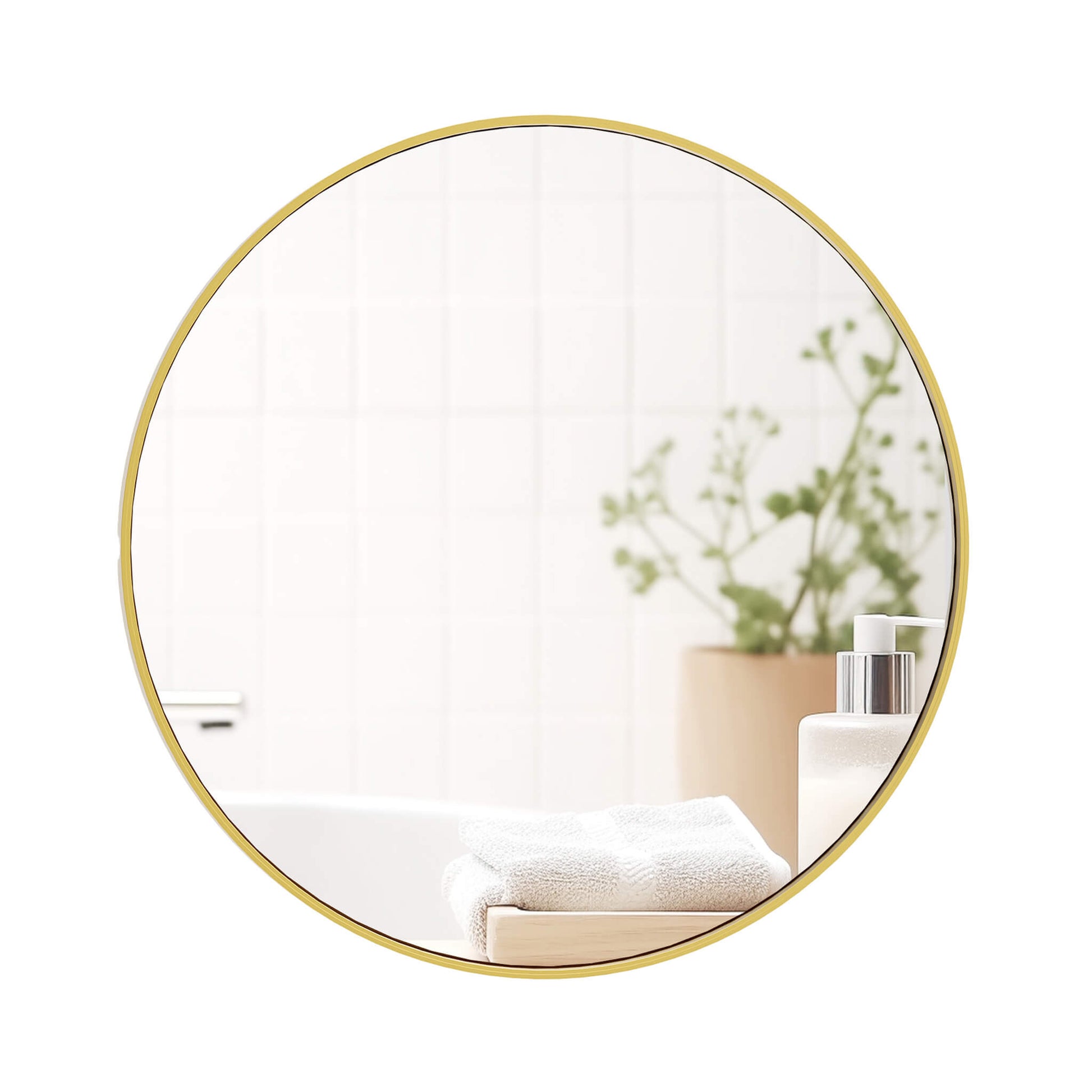 Elegant Round Wall Mirror for Home