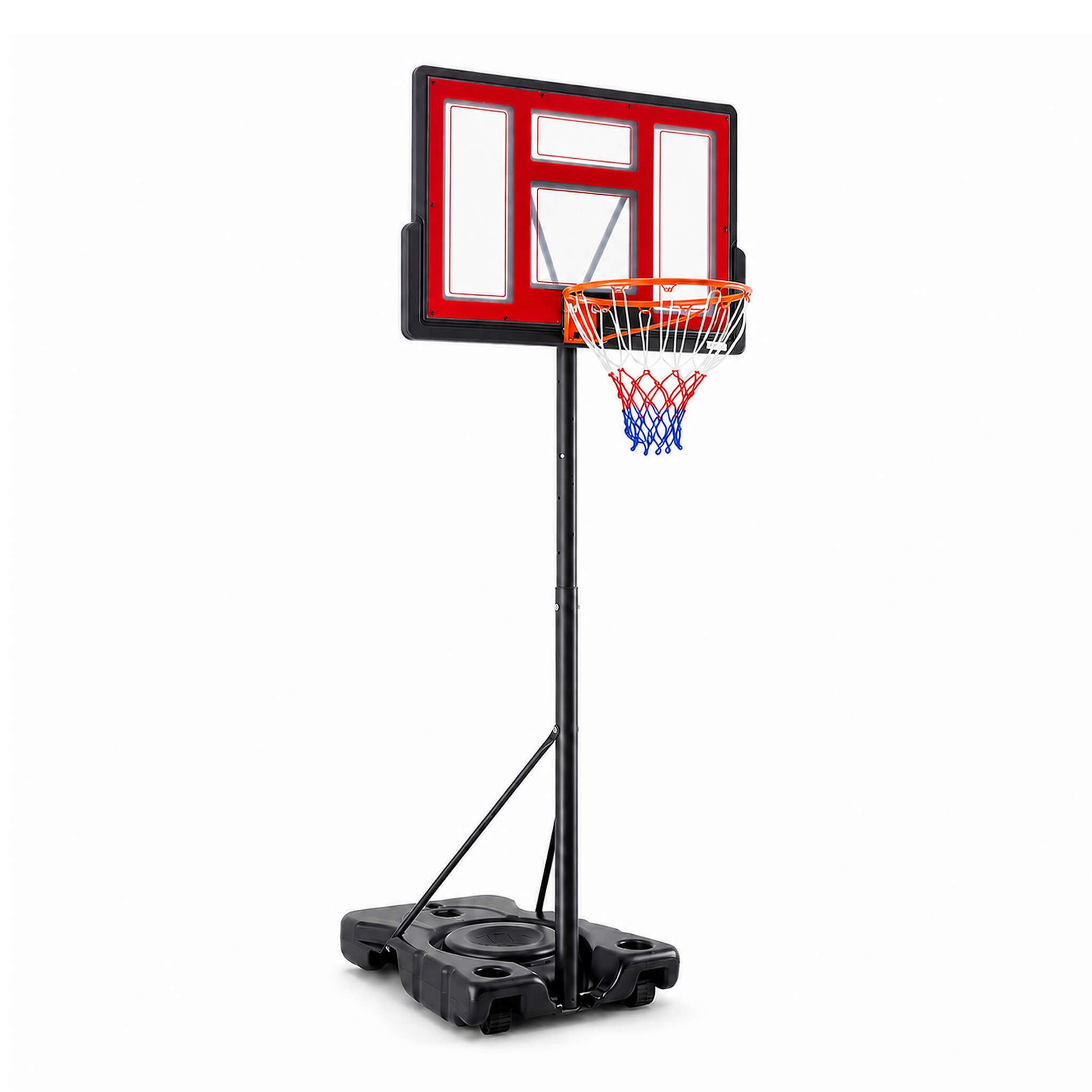 Height-Adjustable Portable Basketball Hoop