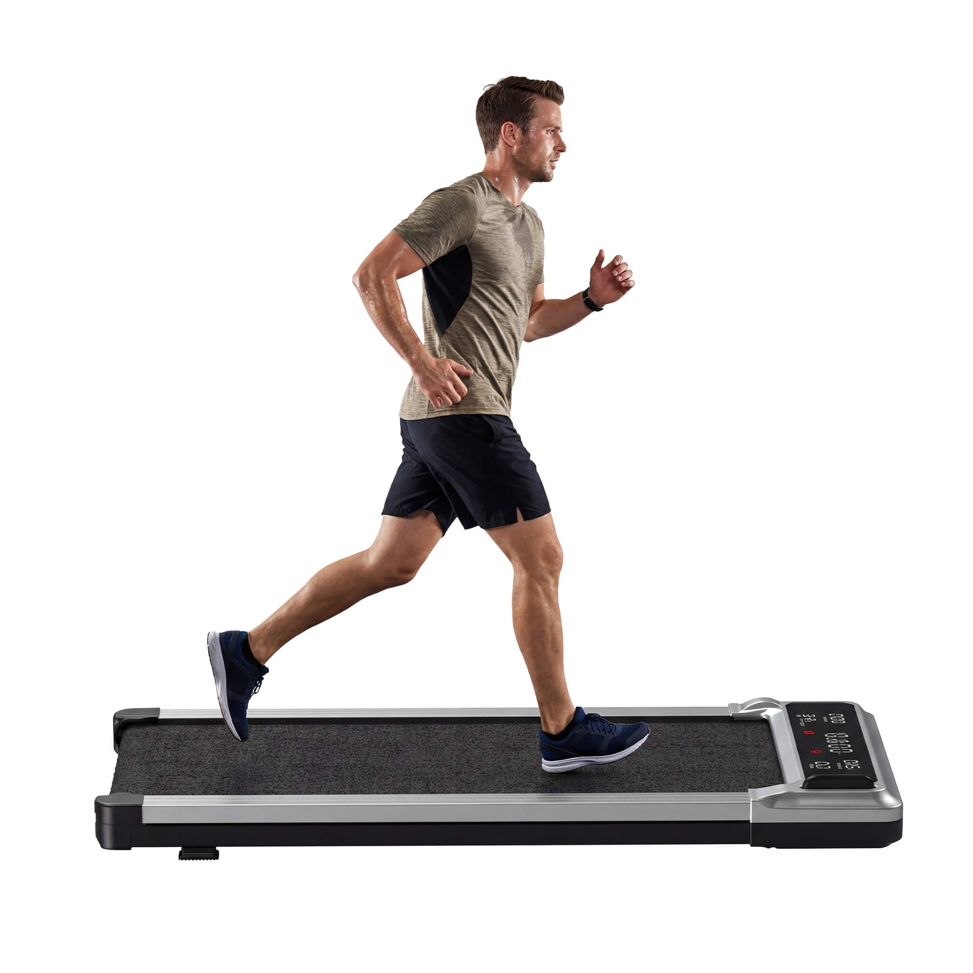 Portable Foldable Treadmill with Handrails