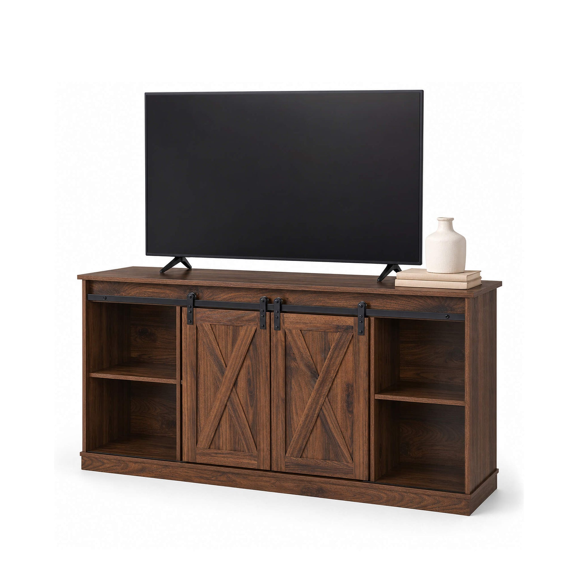 58“ Sliding Barn Door TV Cabinet