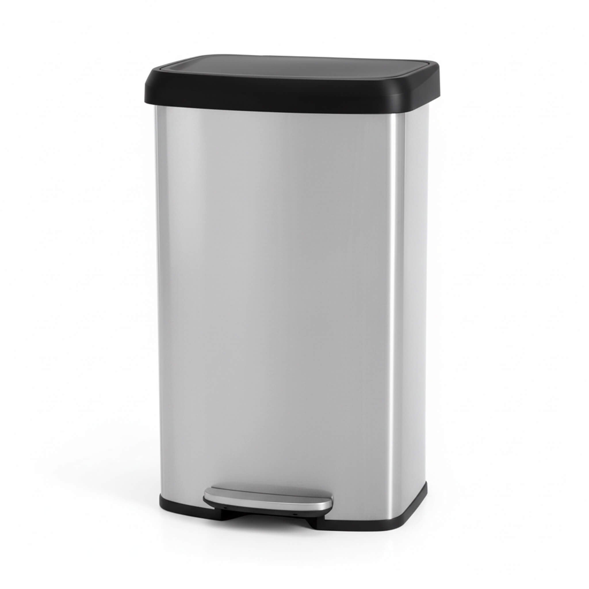 21 Gallon Step-On Trash Can with Lid for Kitchen and Home Use