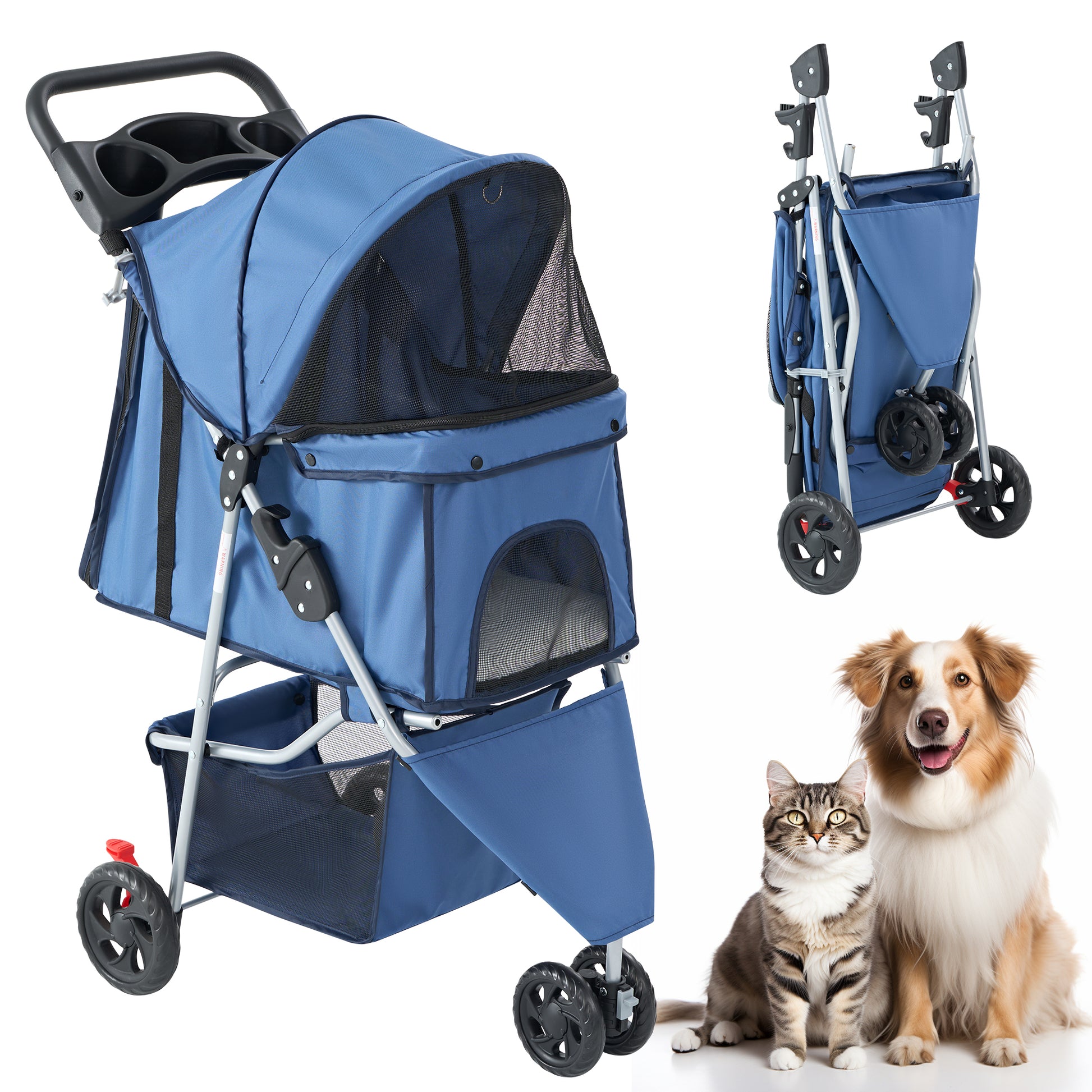 Foldable Pet Outdoor Stroller