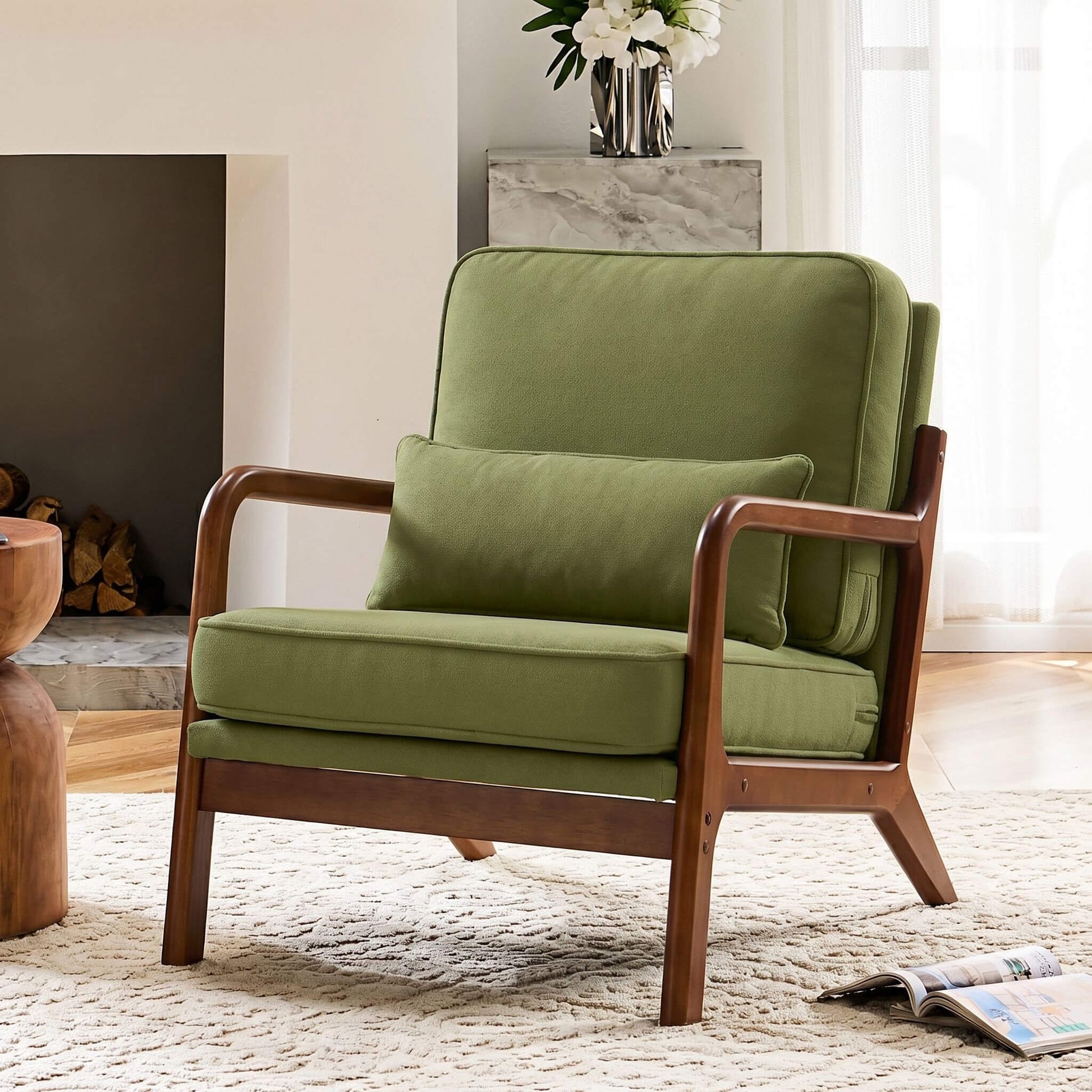 Mid Century Modern Recliner for Living Room