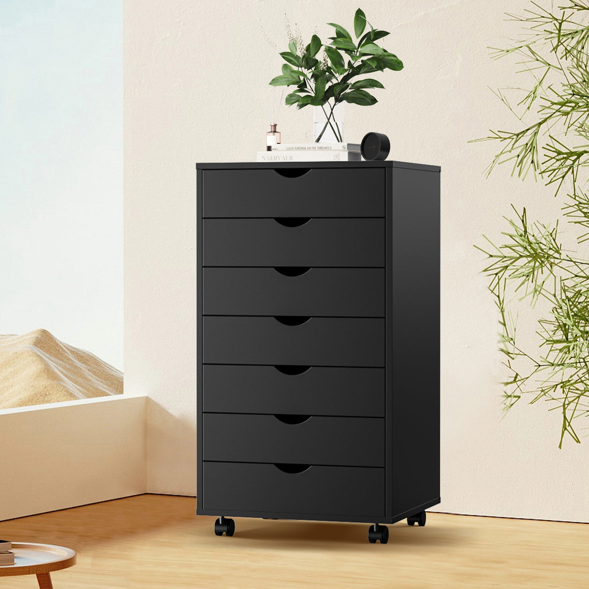 7 drawers organizer removable for office, bedroom
