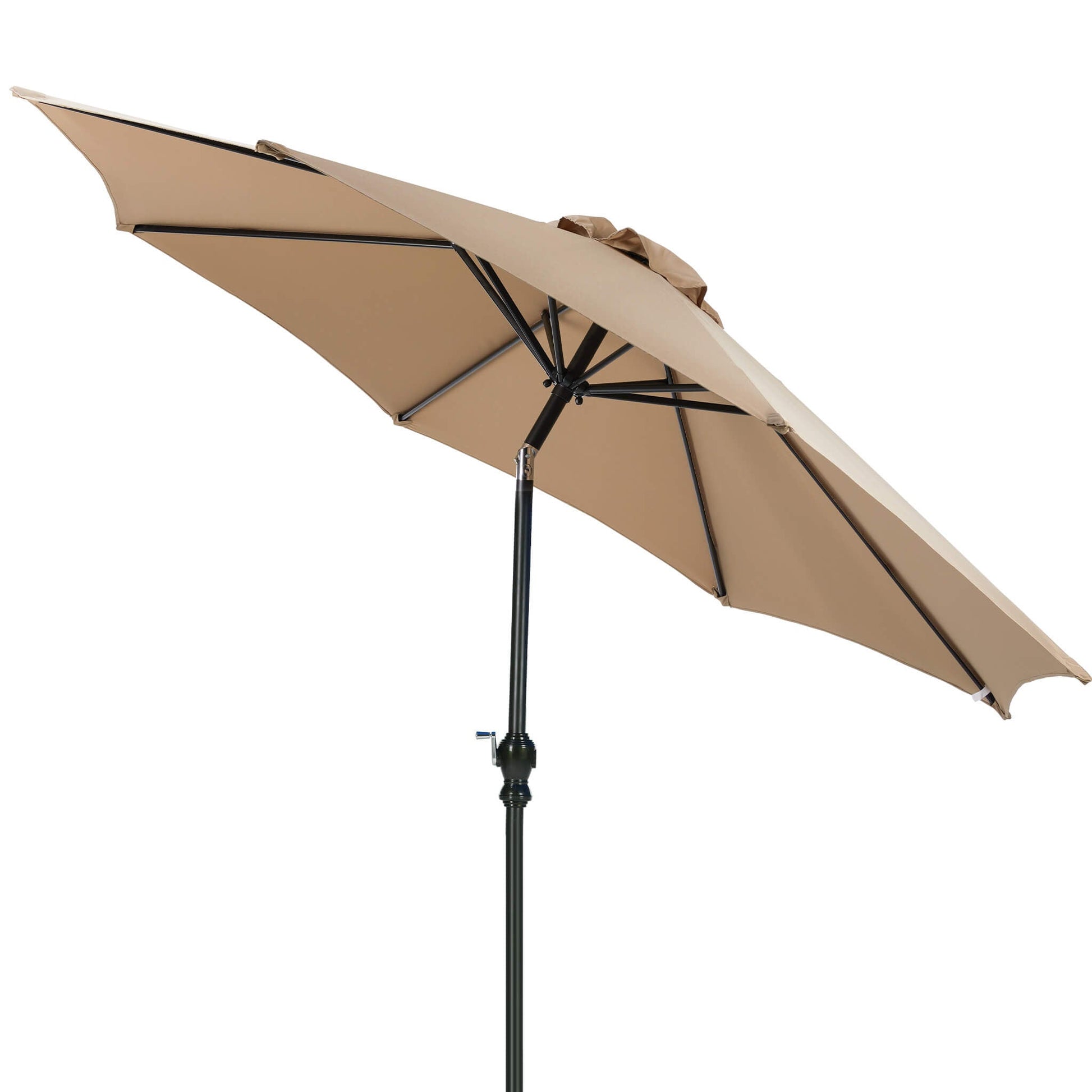 Patio Sunshade, 9 Feet with 8 Bones for Patios, Pools