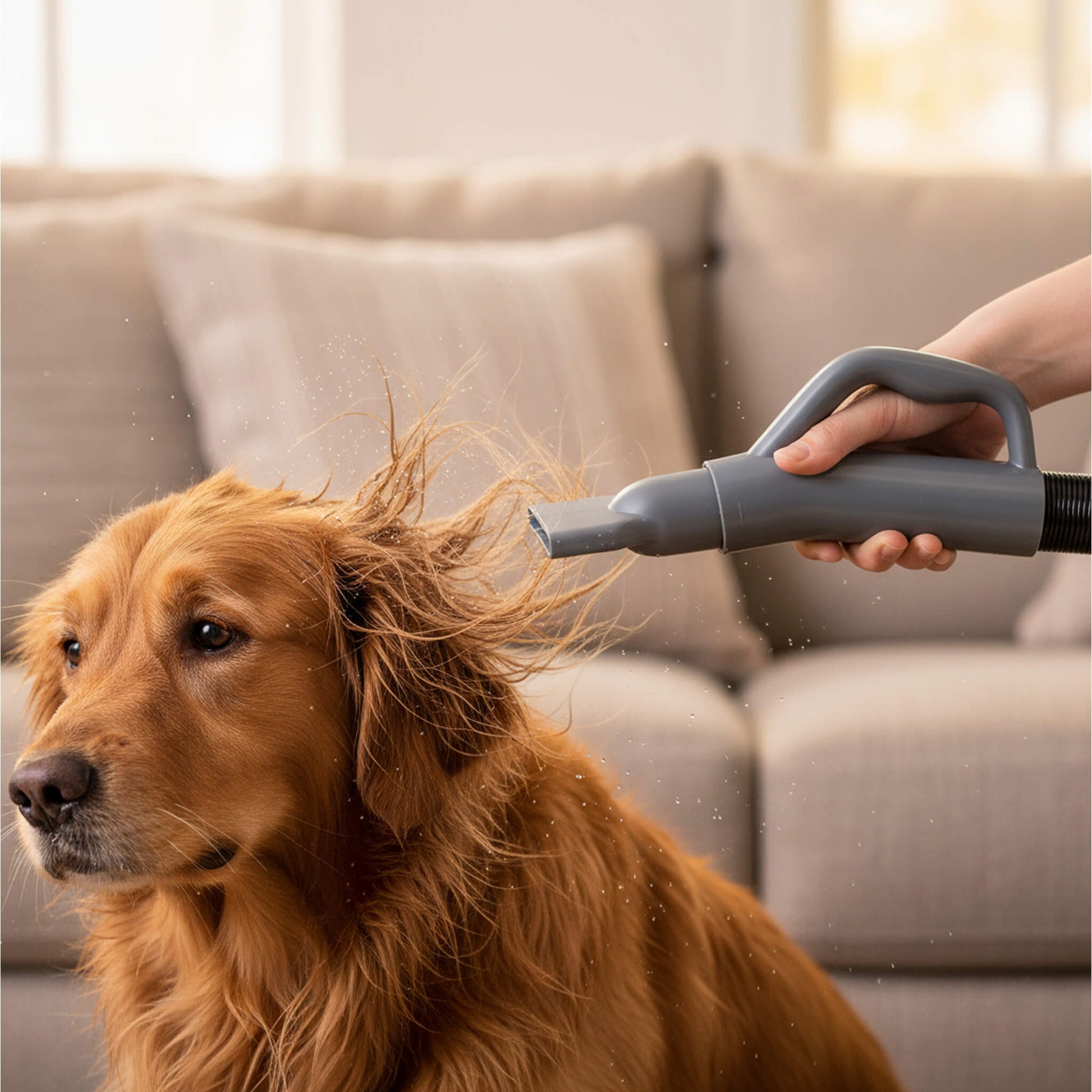 Pet Hair Dryer with Adjustable Speed/Temperature, Grooming Dryer