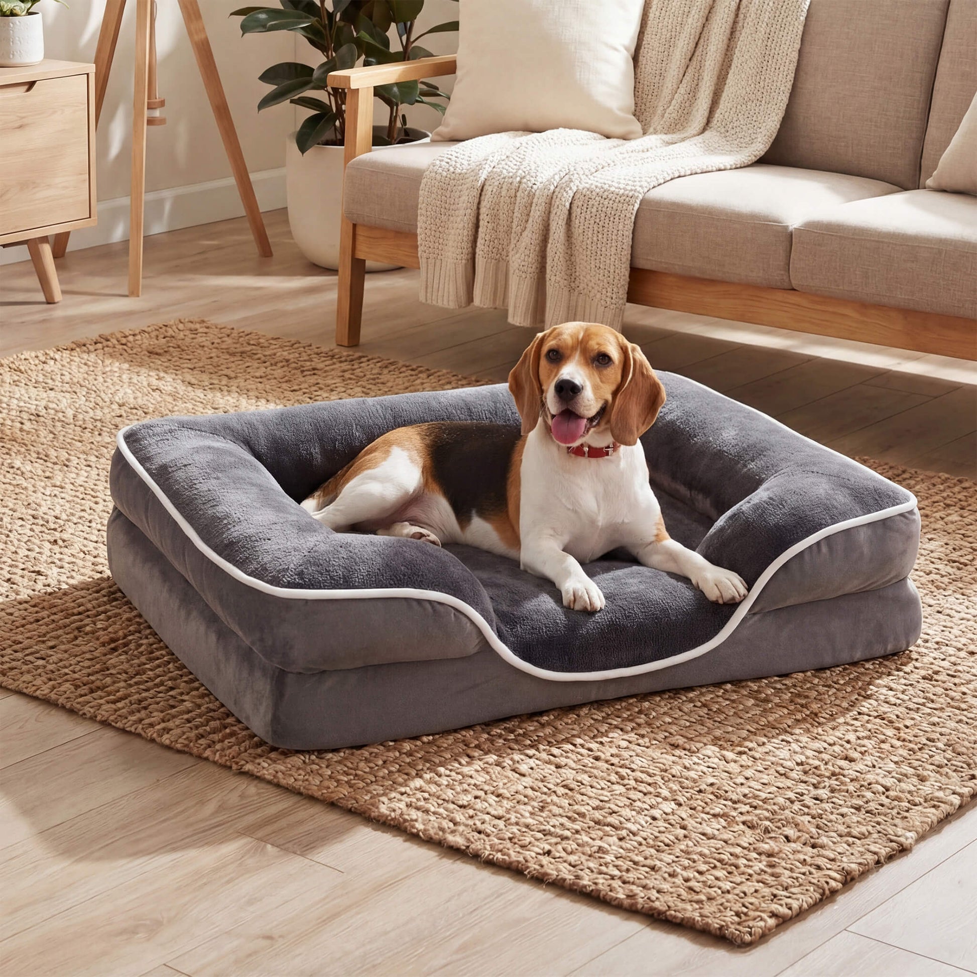 Dog Bed Non-Slip Bottom